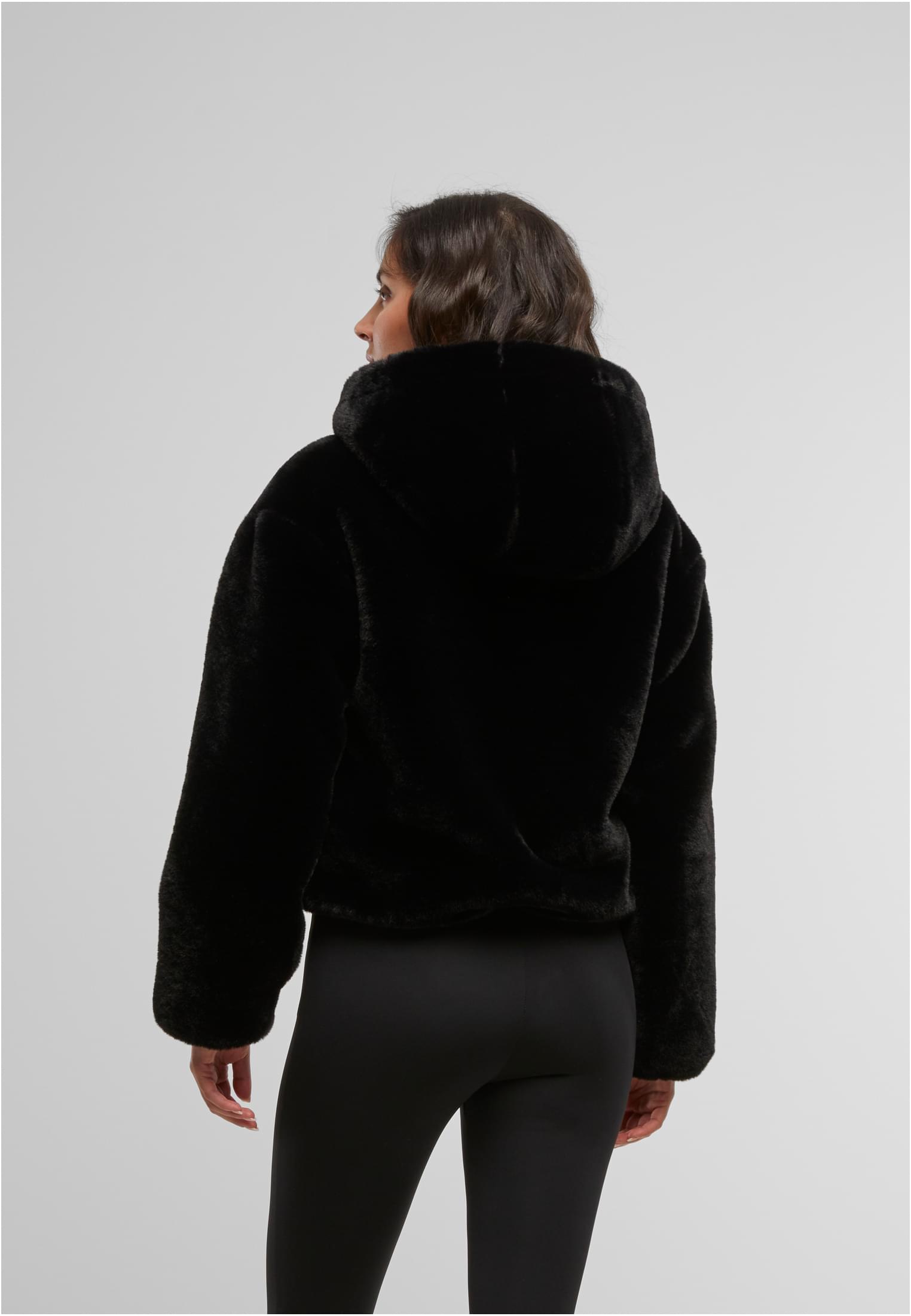 UC Full Zip Faux Fur Hoodie