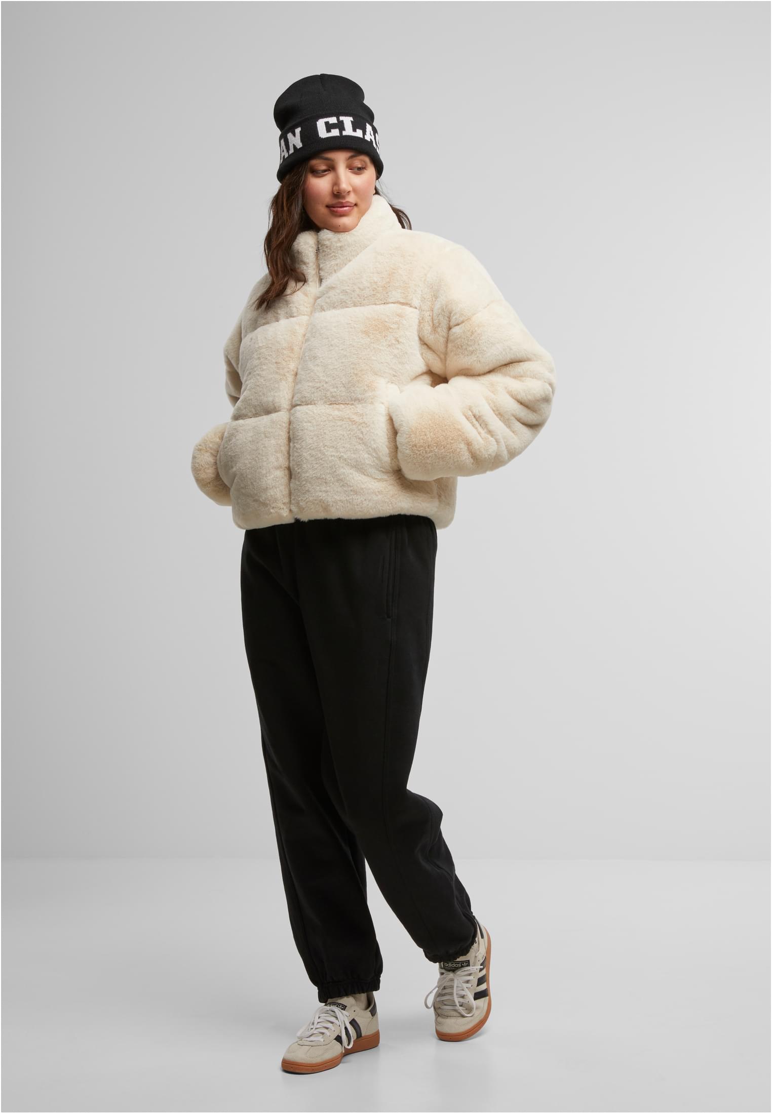 UC Short Faux Fur Puffer Jacket
