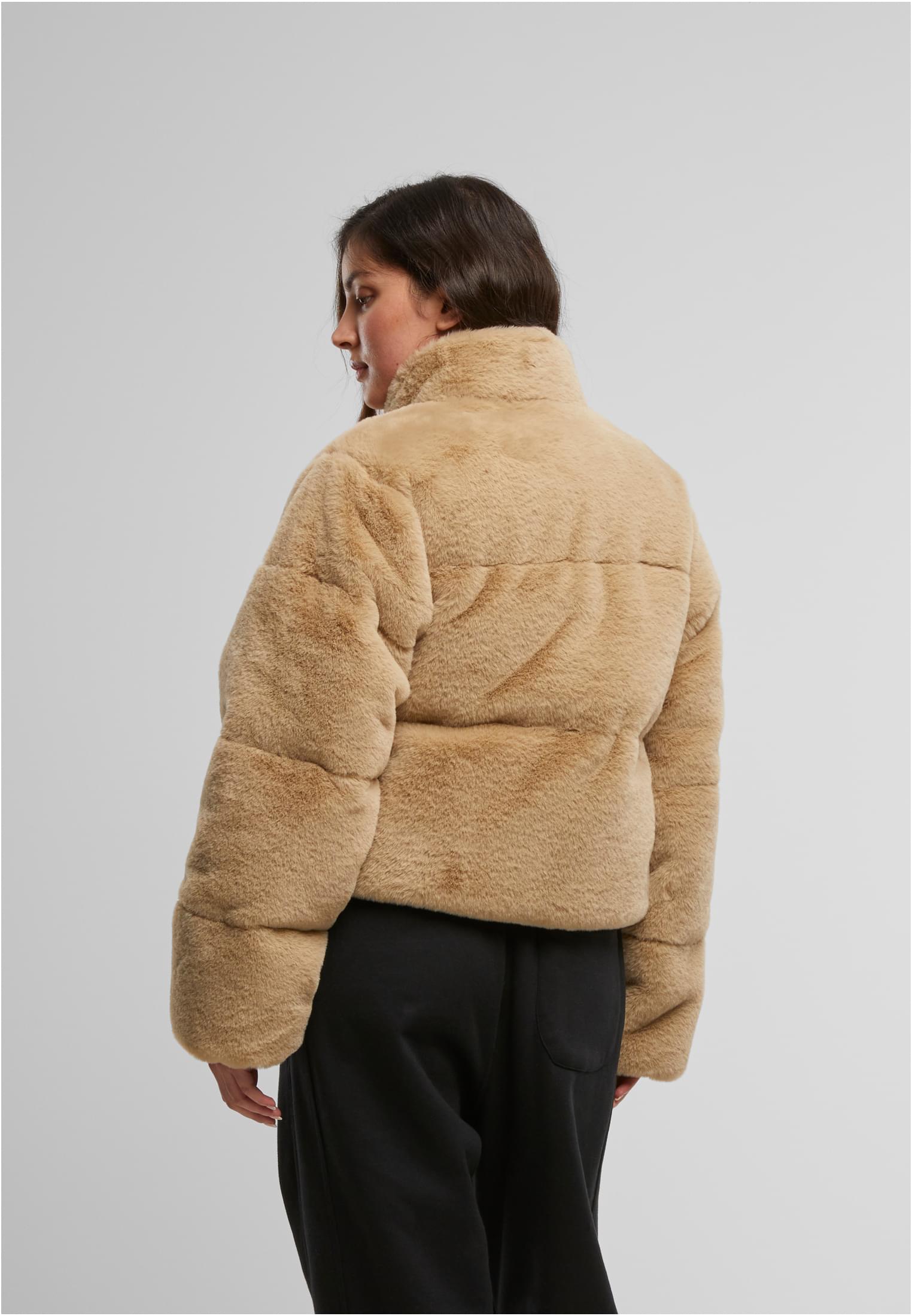 UC Short Faux Fur Puffer Jacket