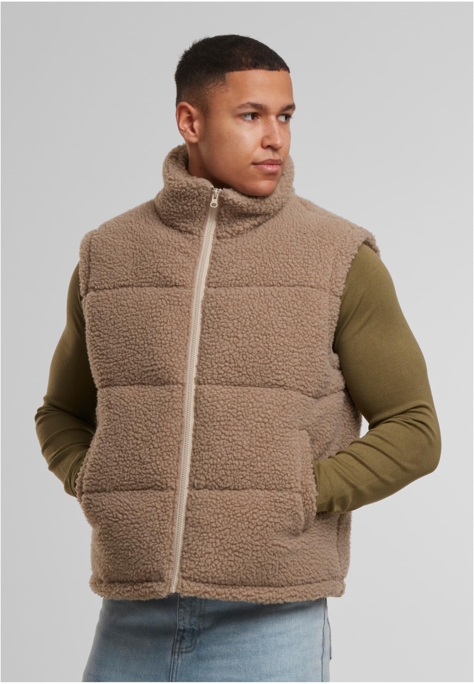 UC Basic Teddy Puffer Vest