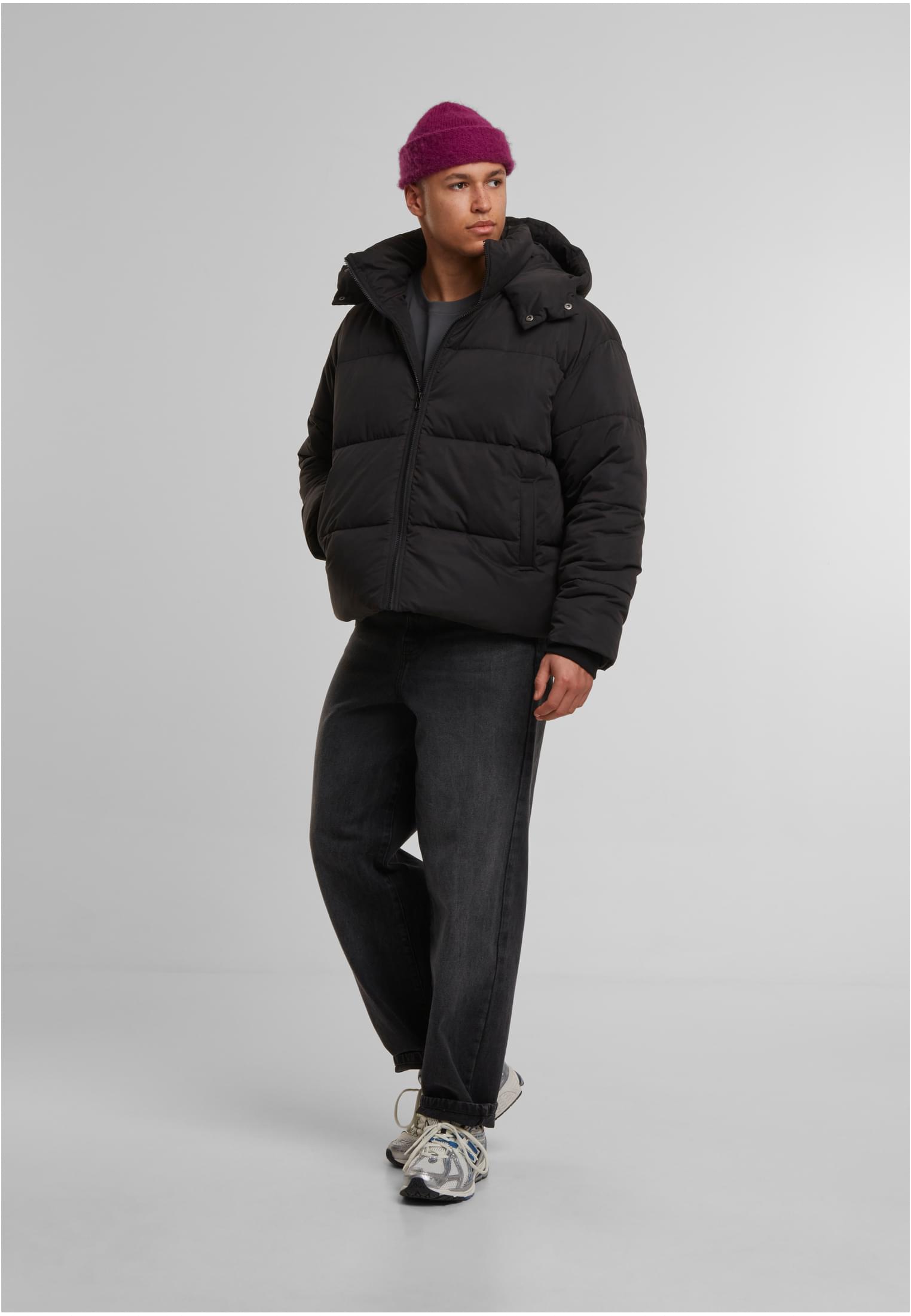 UC Puffer Jacket With Flap Hood