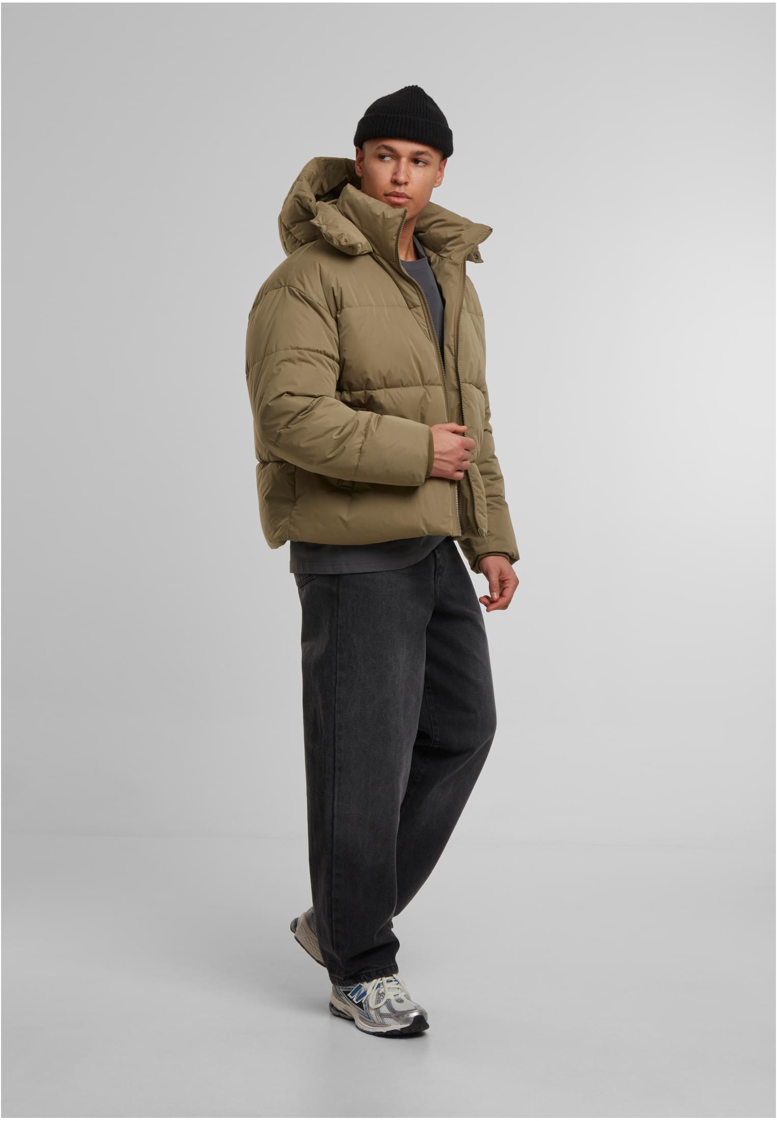 UC Puffer Jacket With Flap Hood