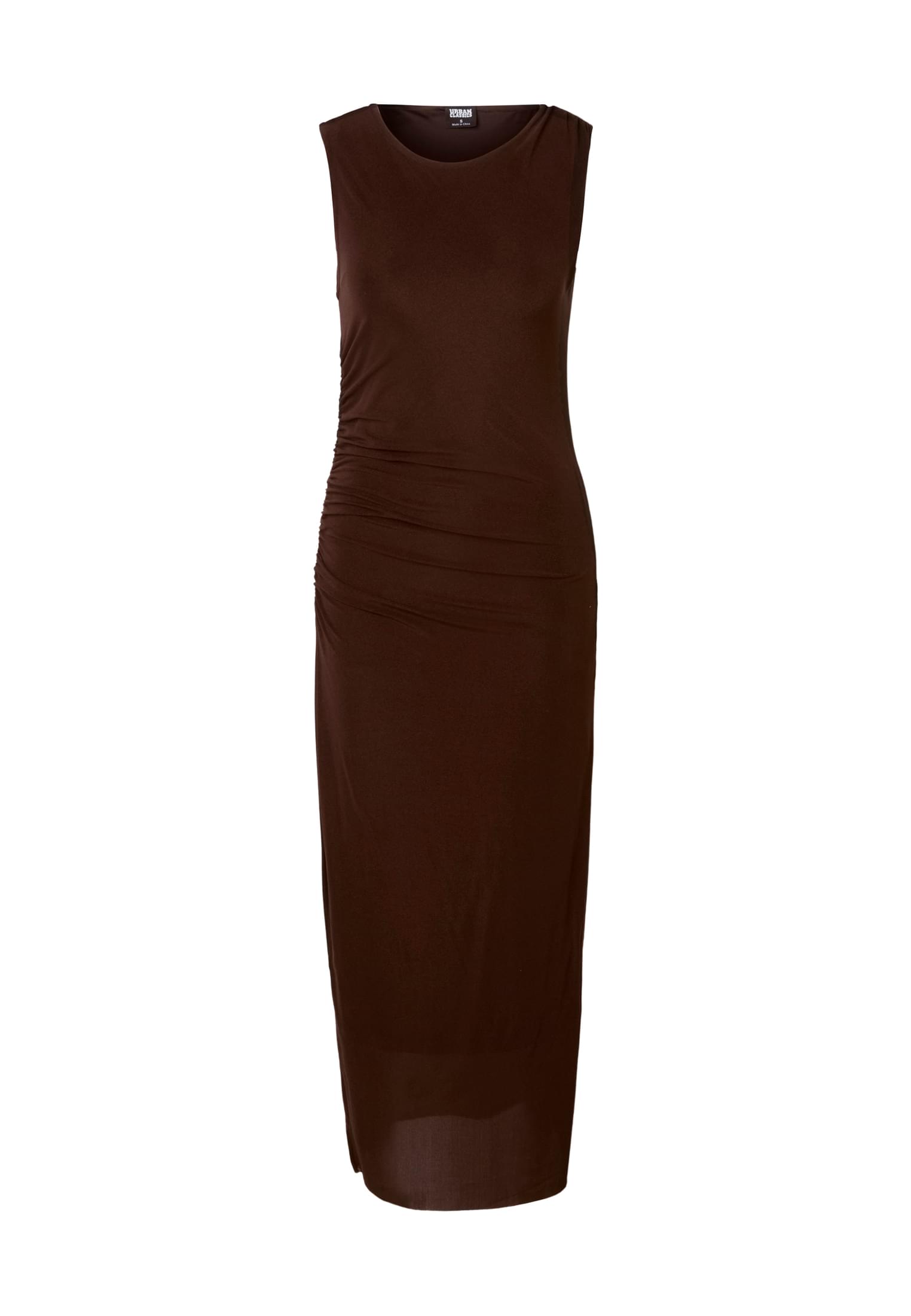 UC Long Ruffled Mesh Dress