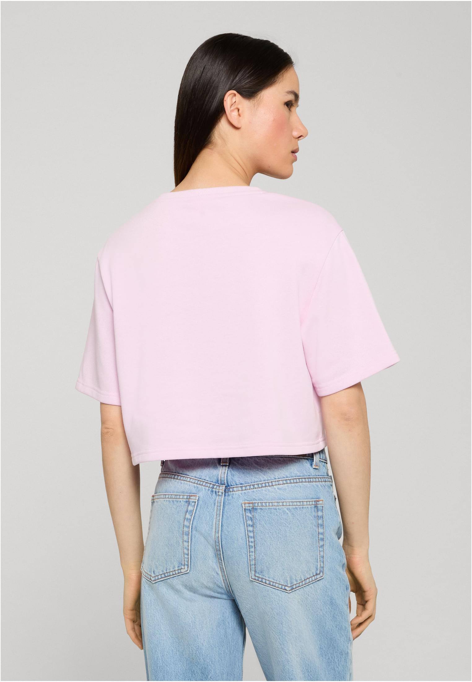 Ladies Light Terry Cropped Tee