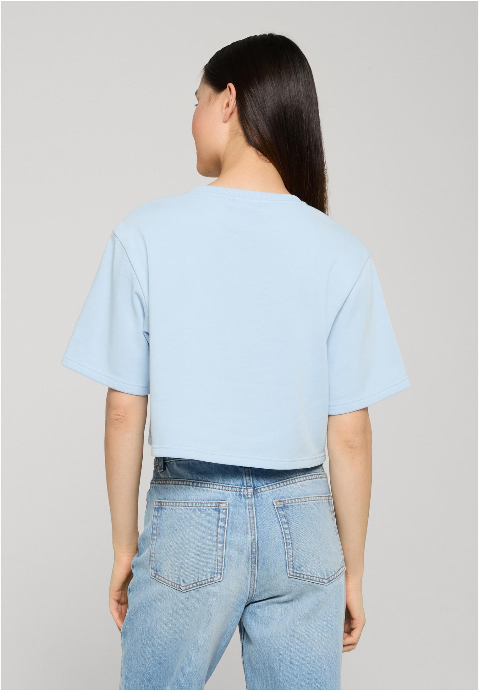 Ladies Light Terry Cropped Tee