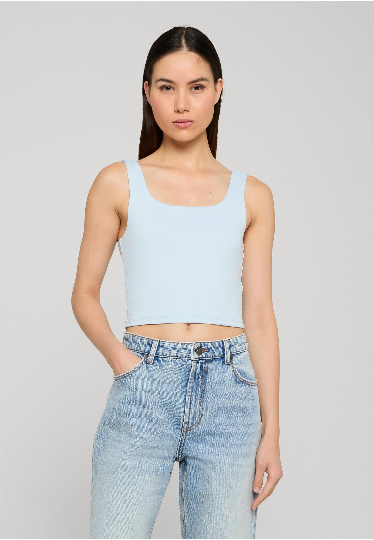 UC Cropped Polyamide Top