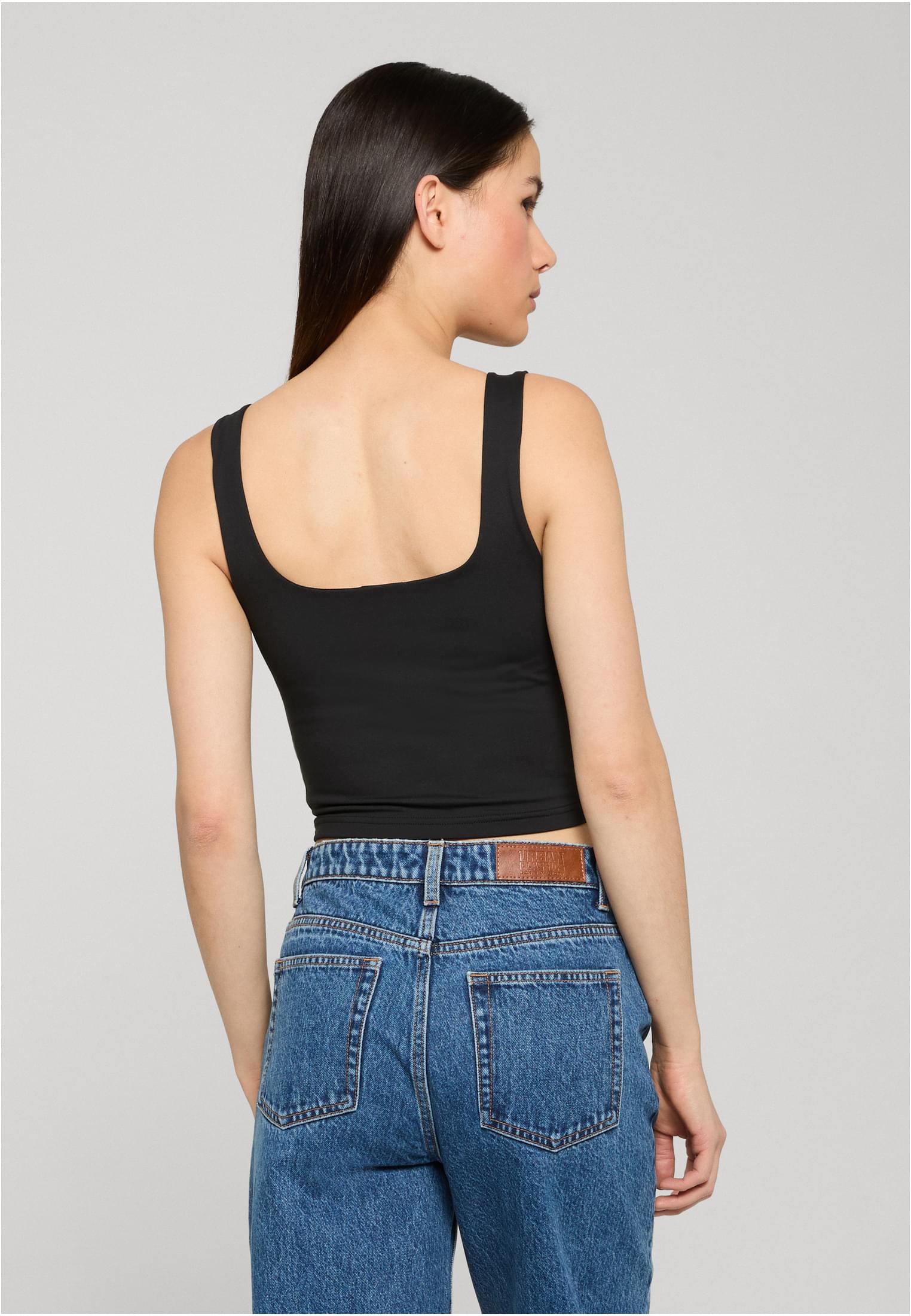 UC Cropped Polyamide Top