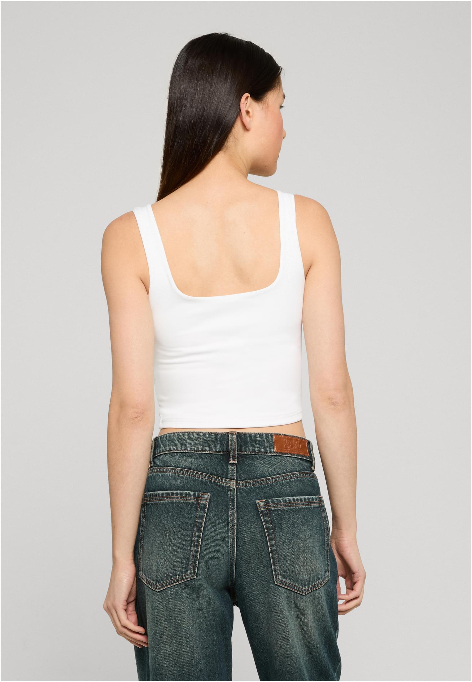 UC Cropped Polyamide Top