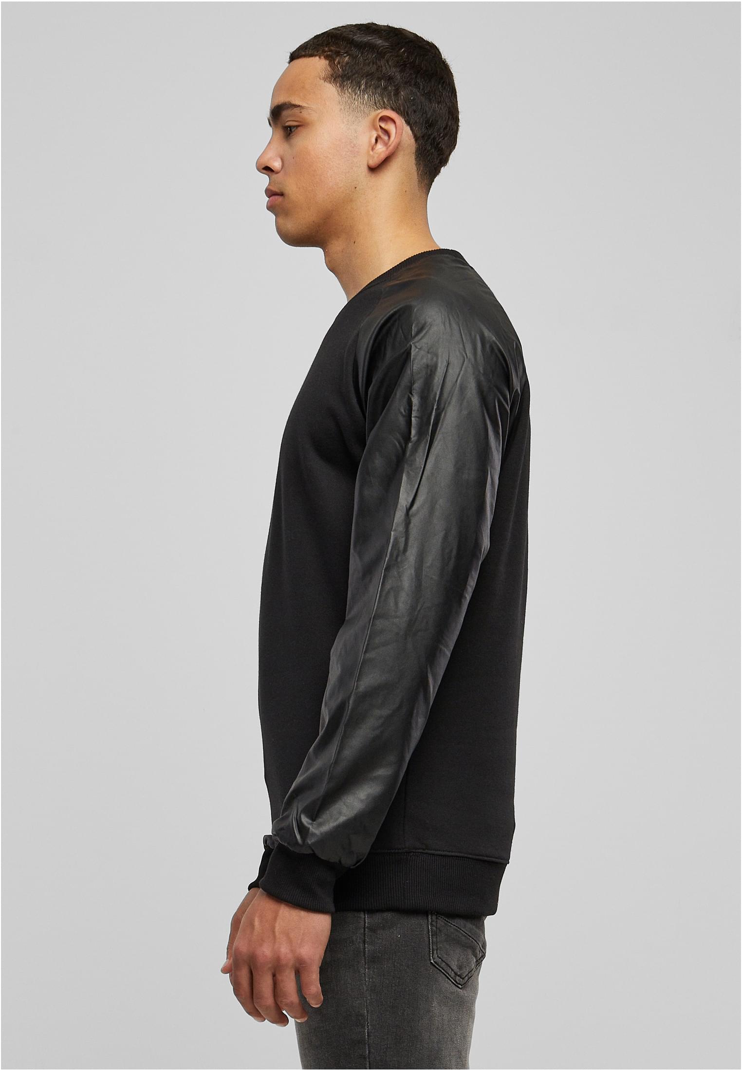 UC Raglan Leather Imitation Crew