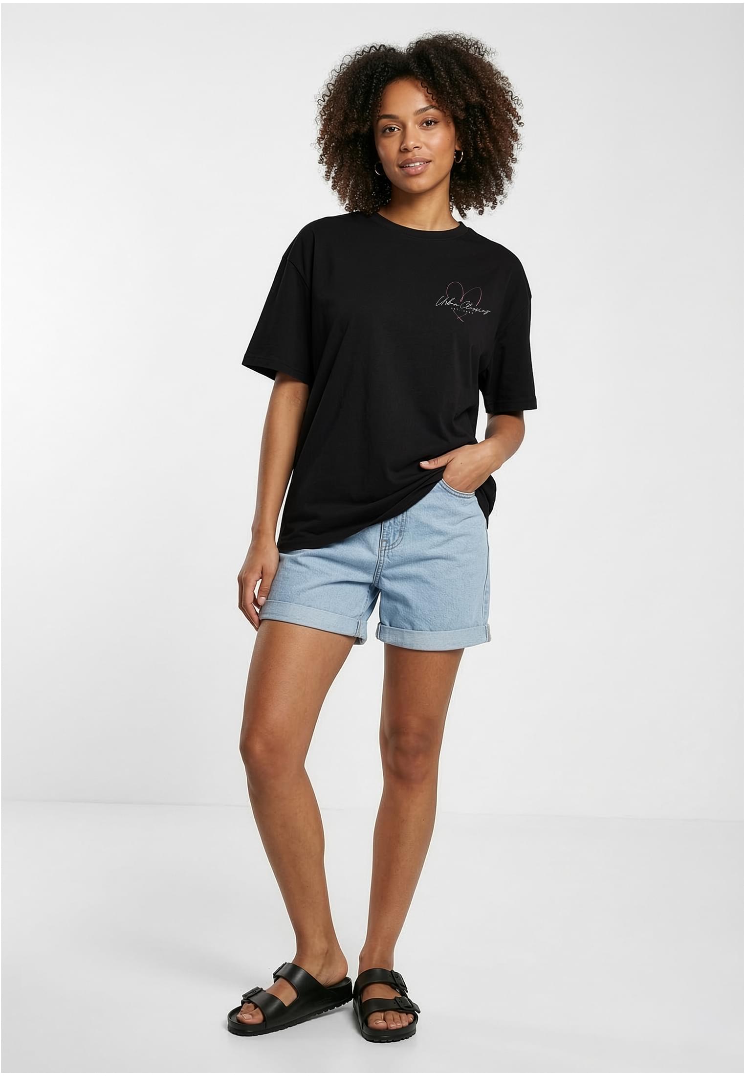 UC Urban Classics Heart Logo Loose Tee