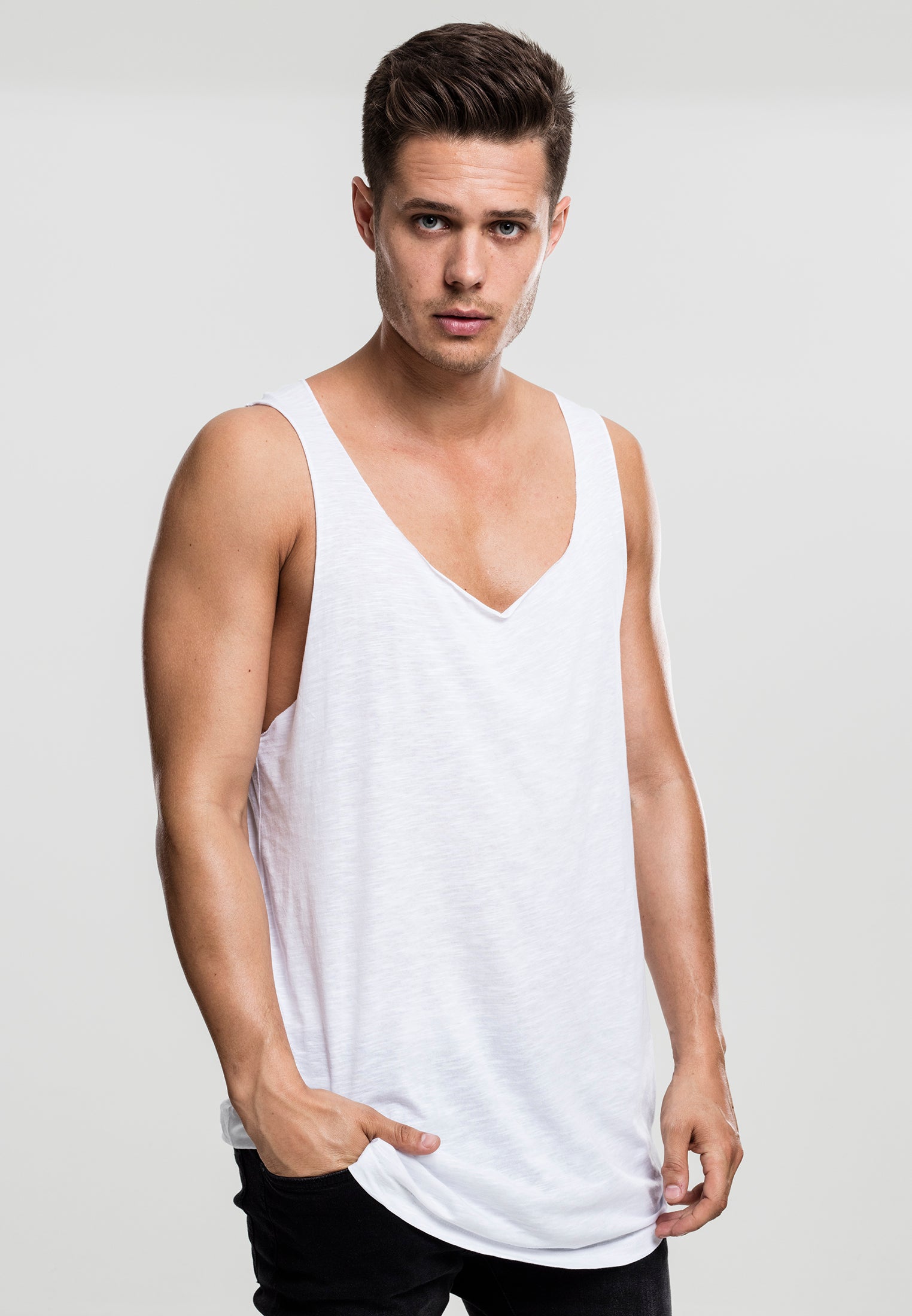 UC Long Shaped Open Edge Loose Tank