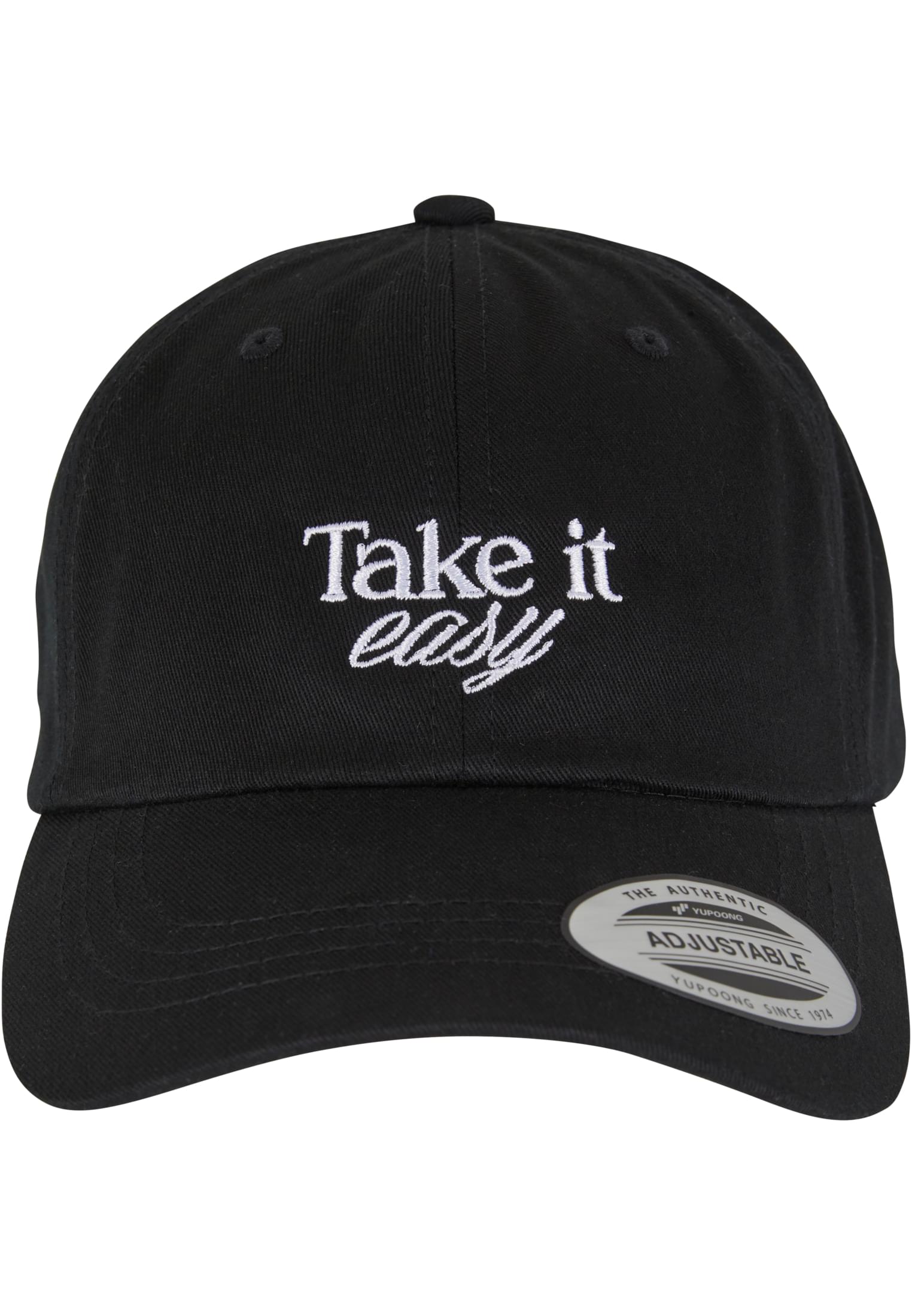 Take It Easy Low Profile Cotton Twill black one size - workoutbrands.com