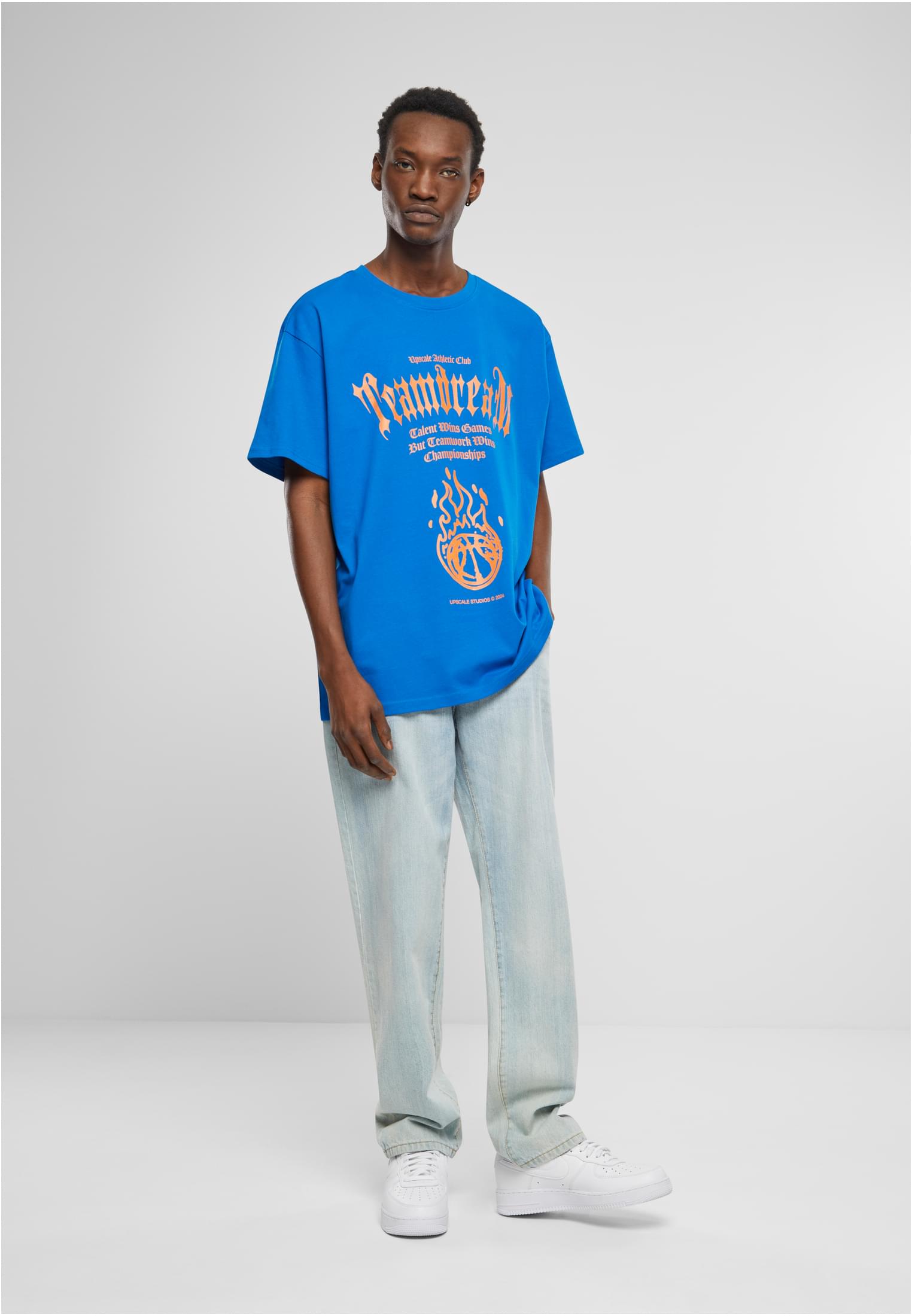 Teamdream Heavy Oversize Tee cobalt blue XXL - workoutbrands.com