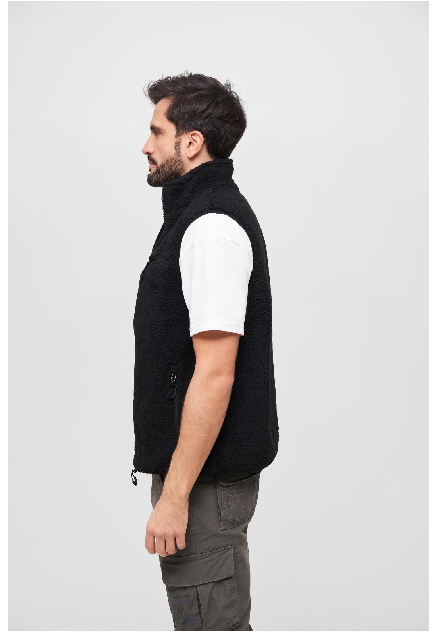 Teddyfleece Vest Men black/grey XXL - workoutbrands.com
