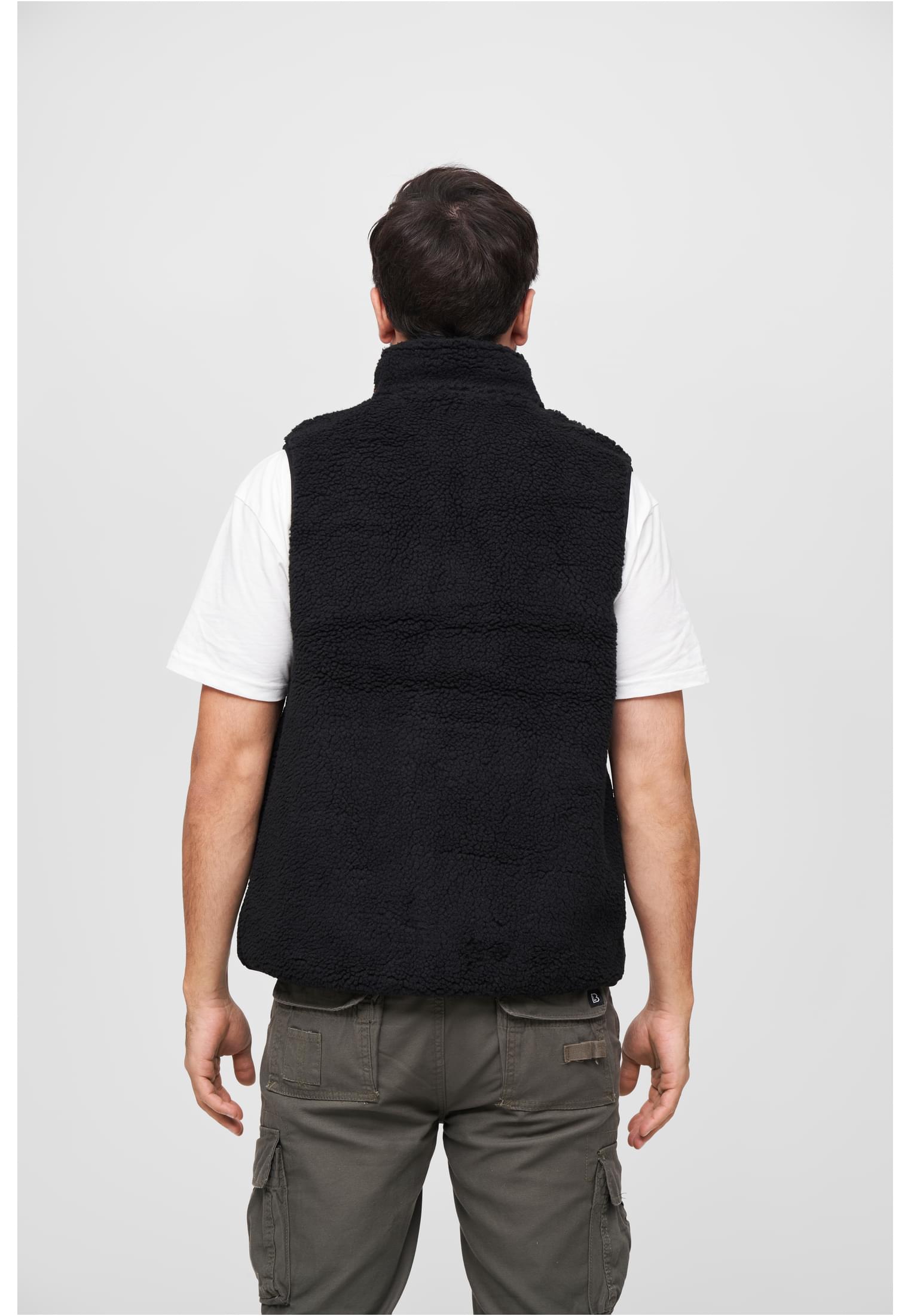Teddyfleece Vest Men black/grey XXL - workoutbrands.com