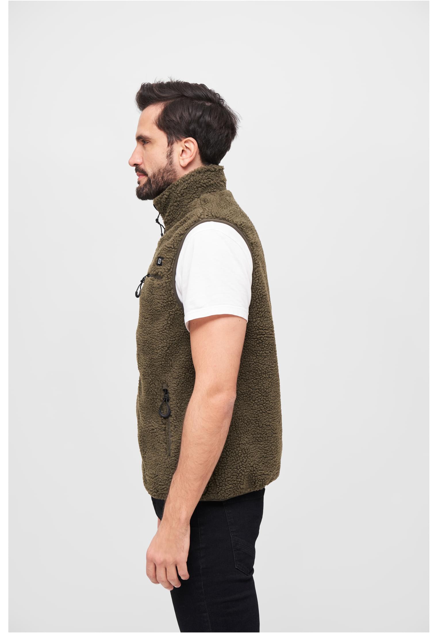 Teddyfleece Vest Men black/grey XXL - workoutbrands.com