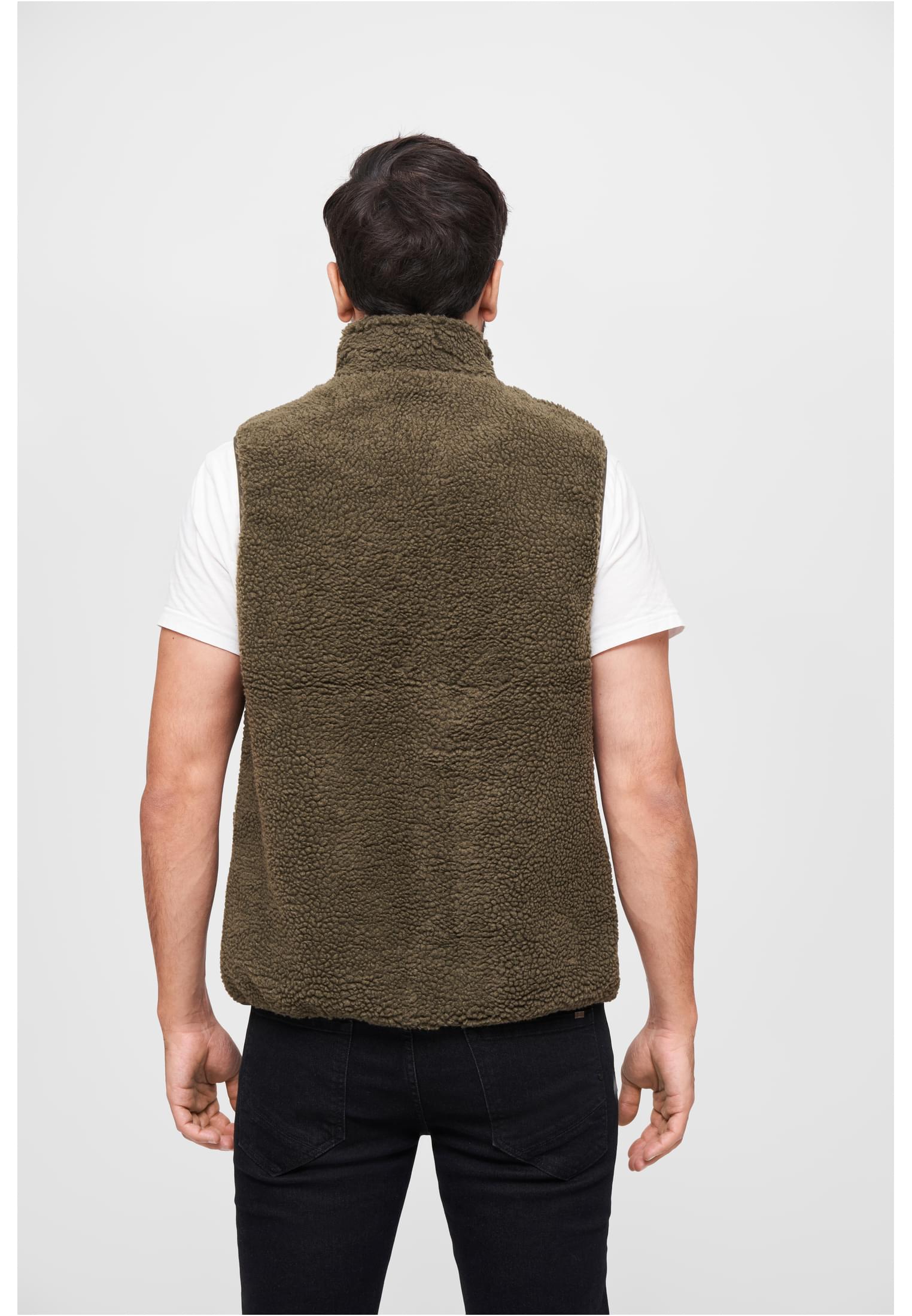 Teddyfleece Vest Men black/grey XXL - workoutbrands.com