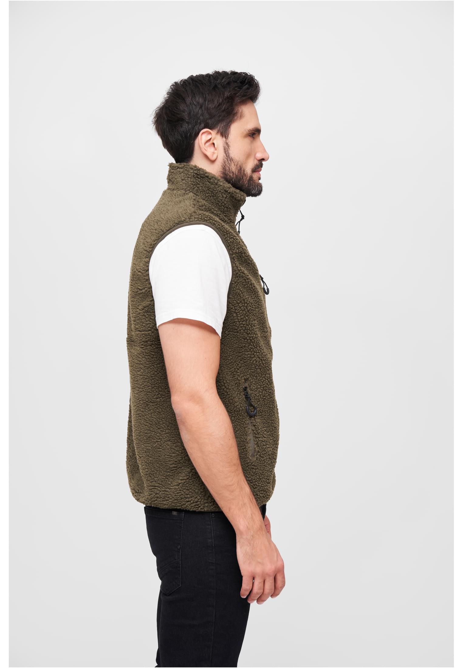 Teddyfleece Vest Men black/grey XXL - workoutbrands.com
