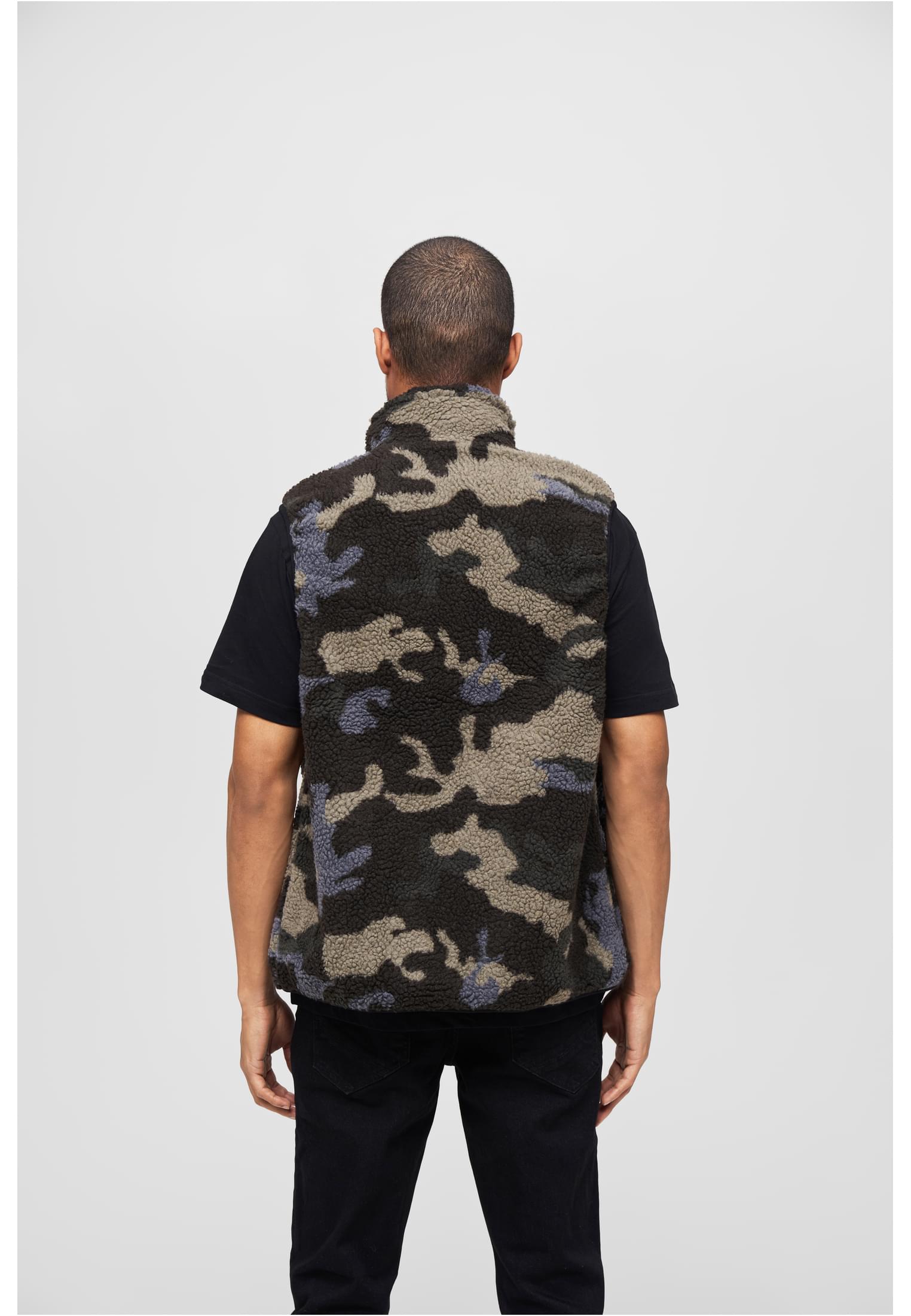 Teddyfleece Vest Men black/grey XXL - workoutbrands.com