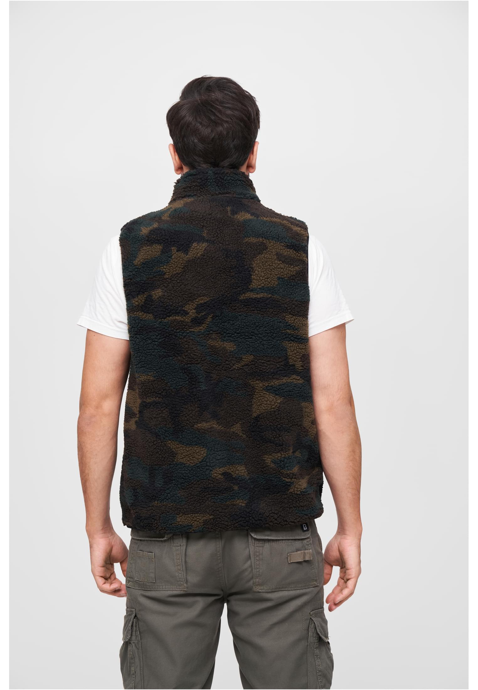 Teddyfleece Vest Men black/grey XXL - workoutbrands.com