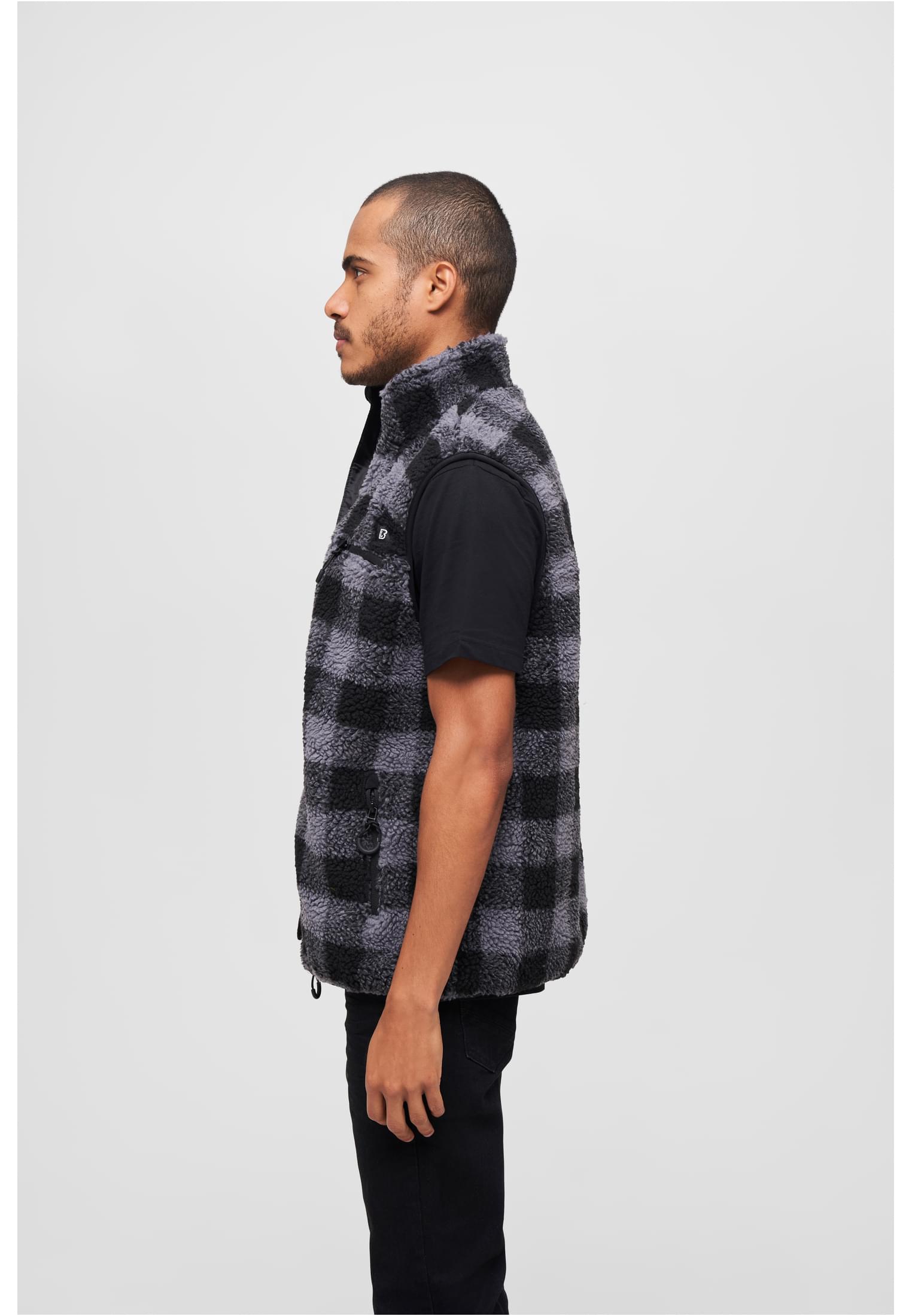 Teddyfleece Vest Men black/grey XXL - workoutbrands.com