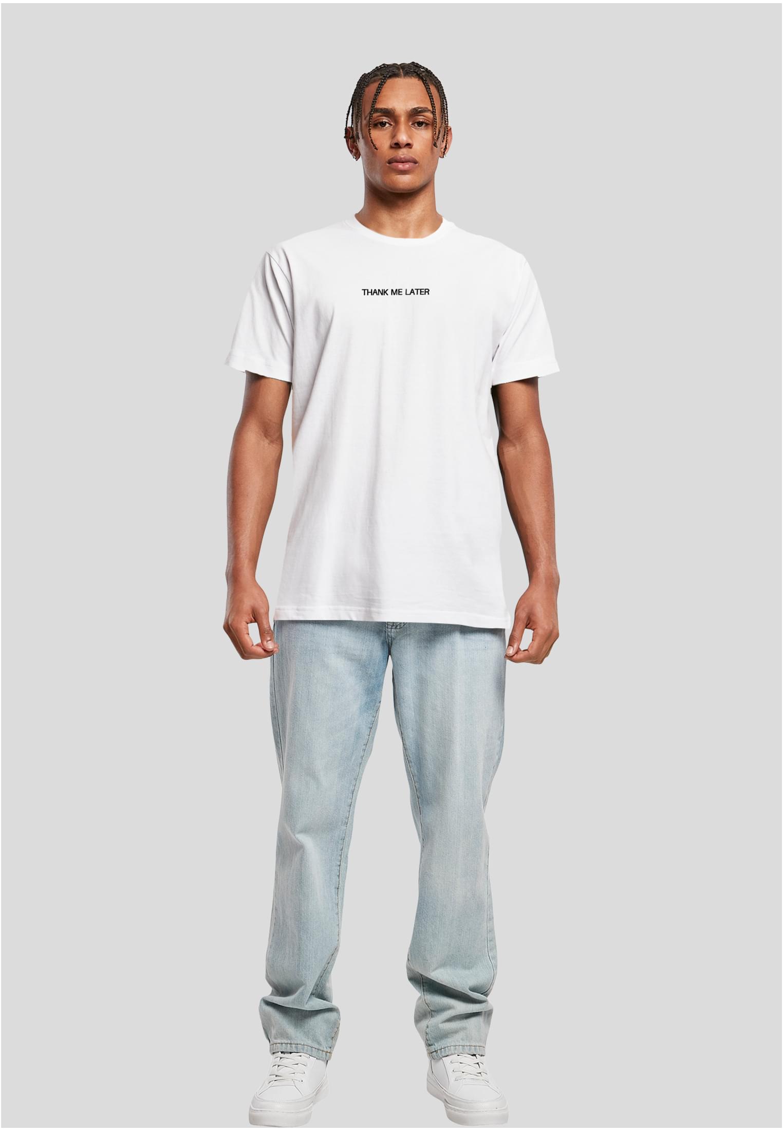 Thank Me Later Tee white XXL - workoutbrands.com