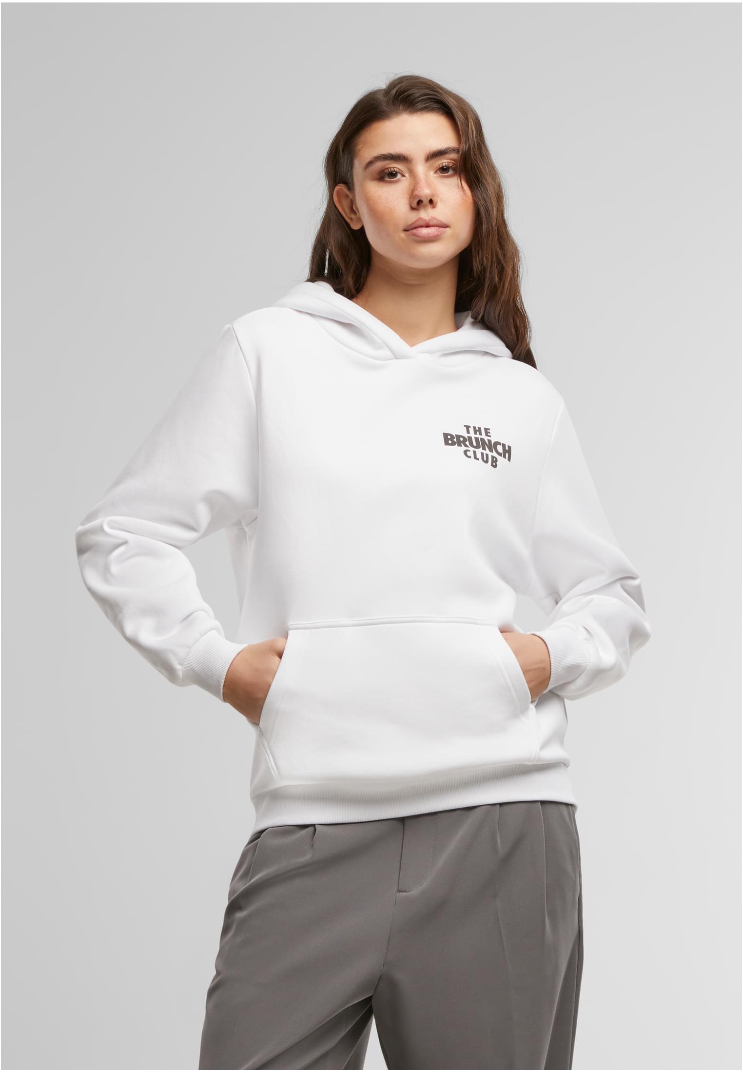 The Brunch Club Ladies Fluffy Hoody whitesand XXL - workoutbrands.com