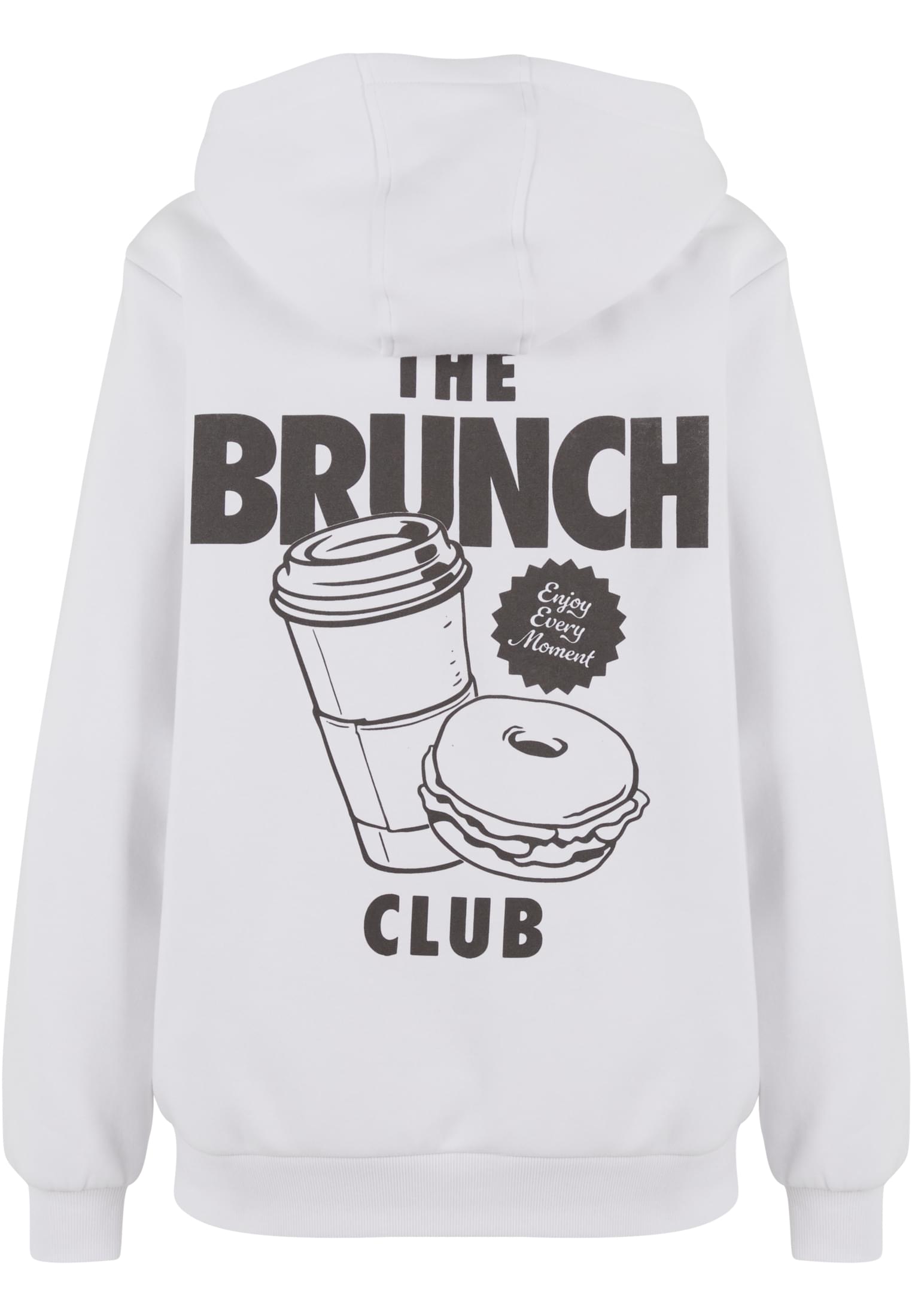 The Brunch Club Ladies Fluffy Hoody whitesand XXL - workoutbrands.com