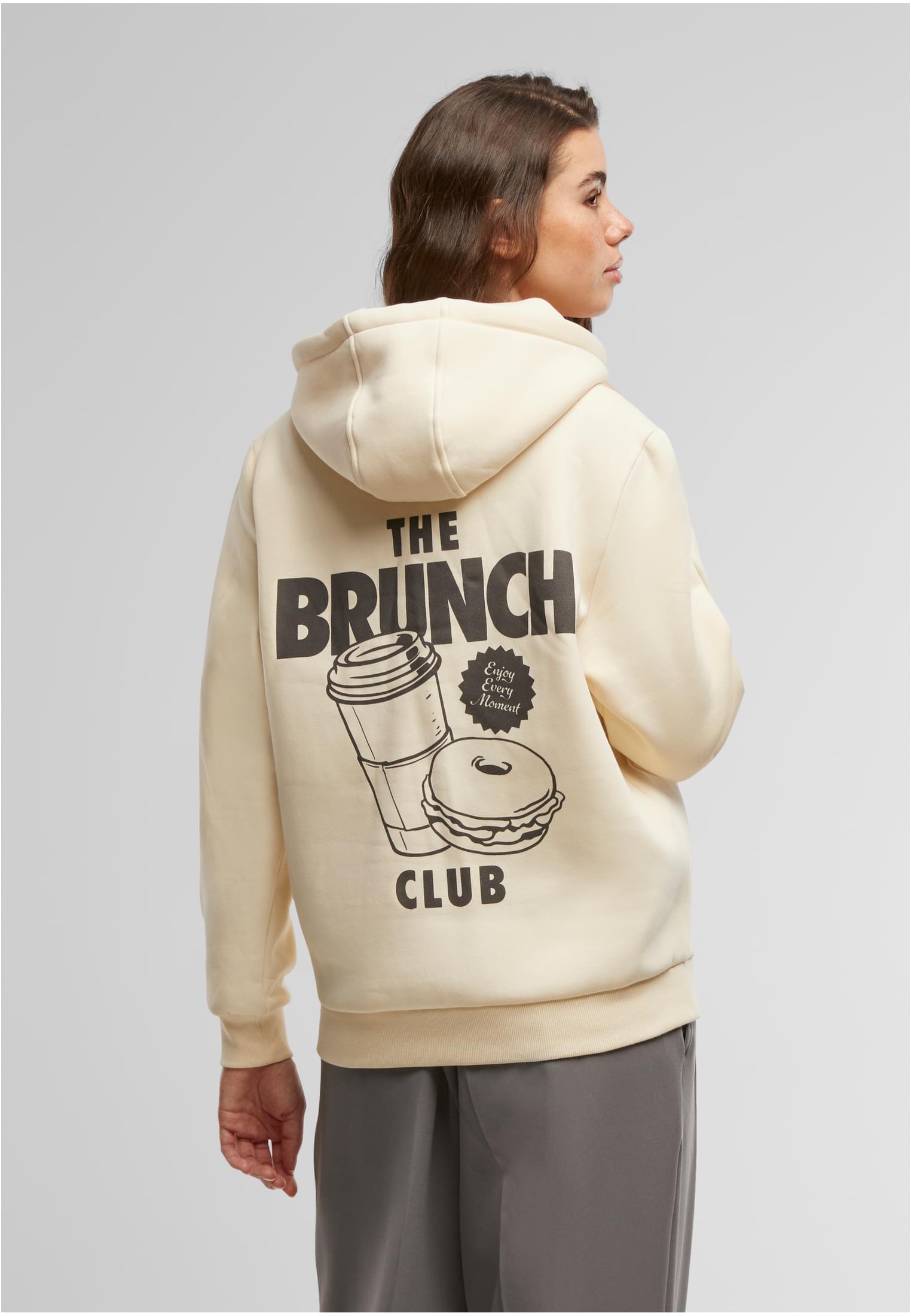 The Brunch Club Ladies Fluffy Hoody whitesand XXL - workoutbrands.com