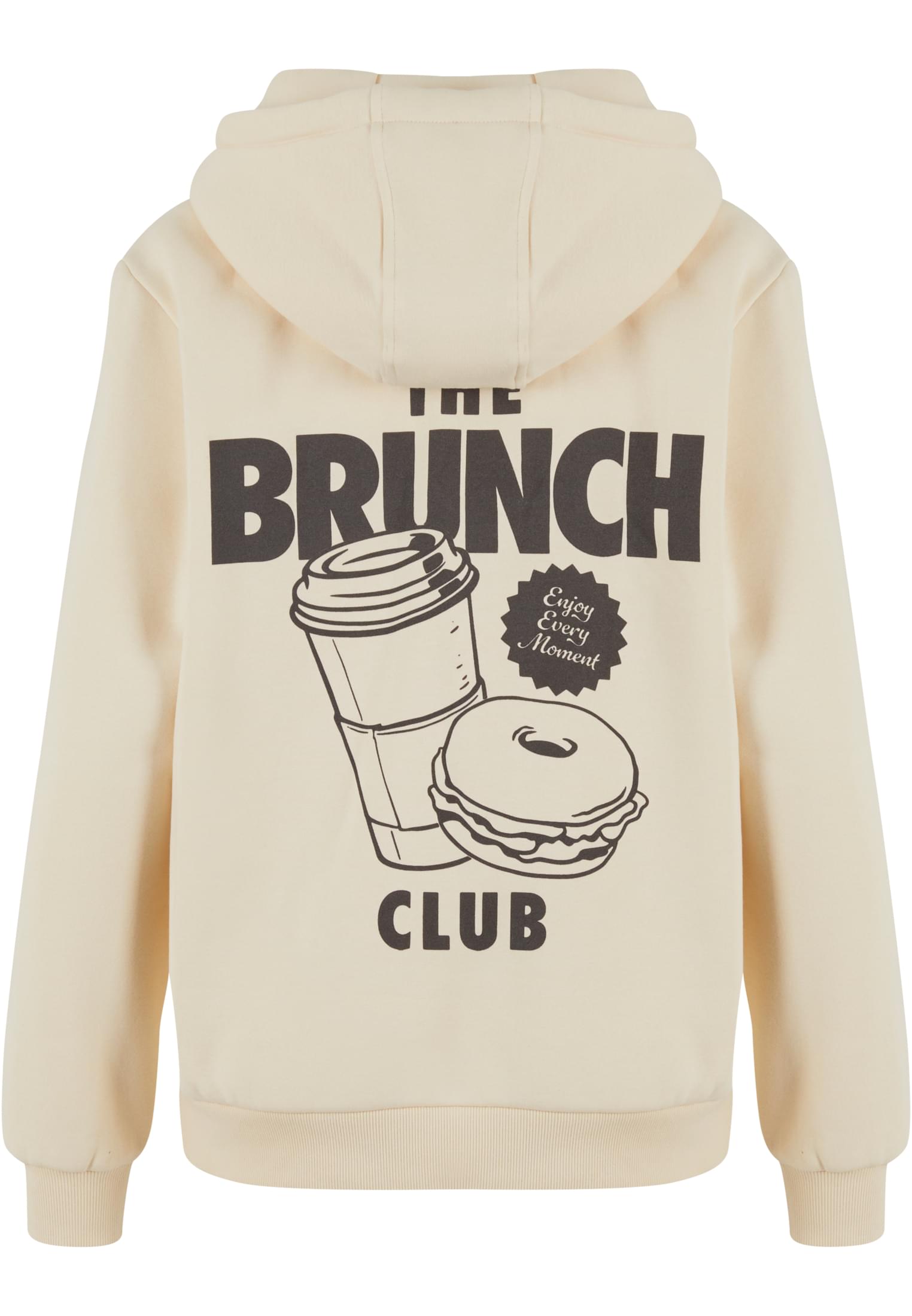 The Brunch Club Ladies Fluffy Hoody whitesand XXL - workoutbrands.com