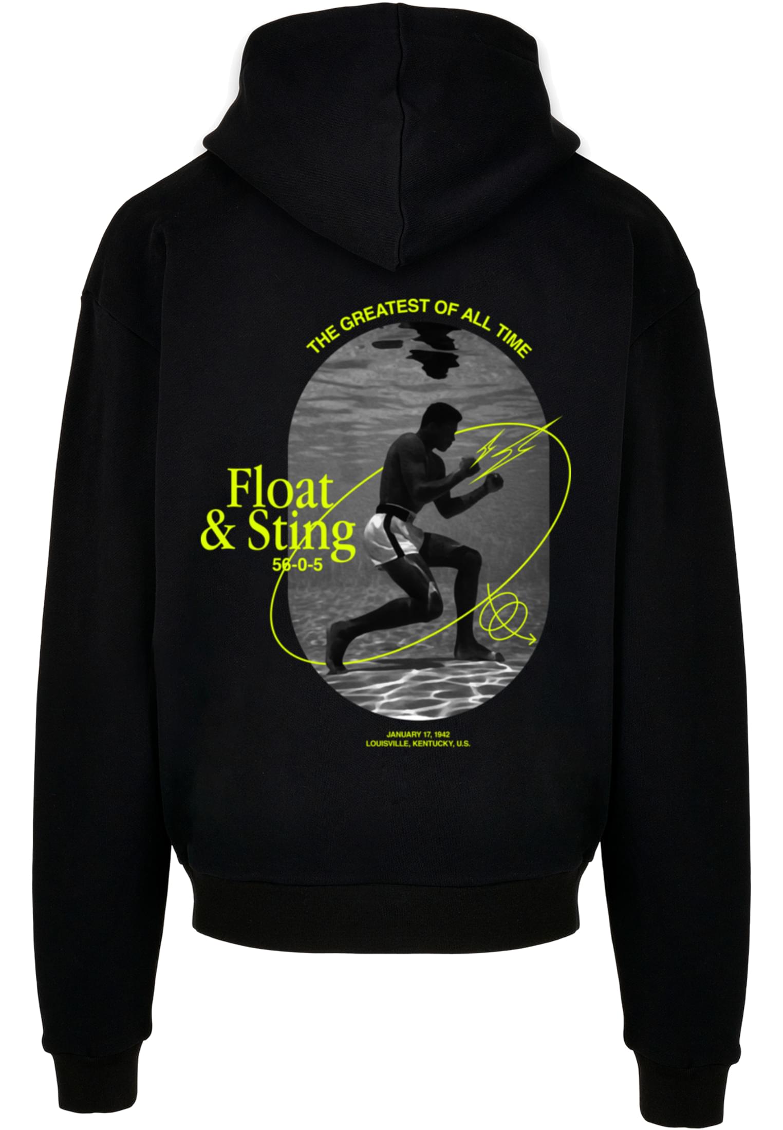 The Greatest Oversize Hoody black XXL - workoutbrands.com