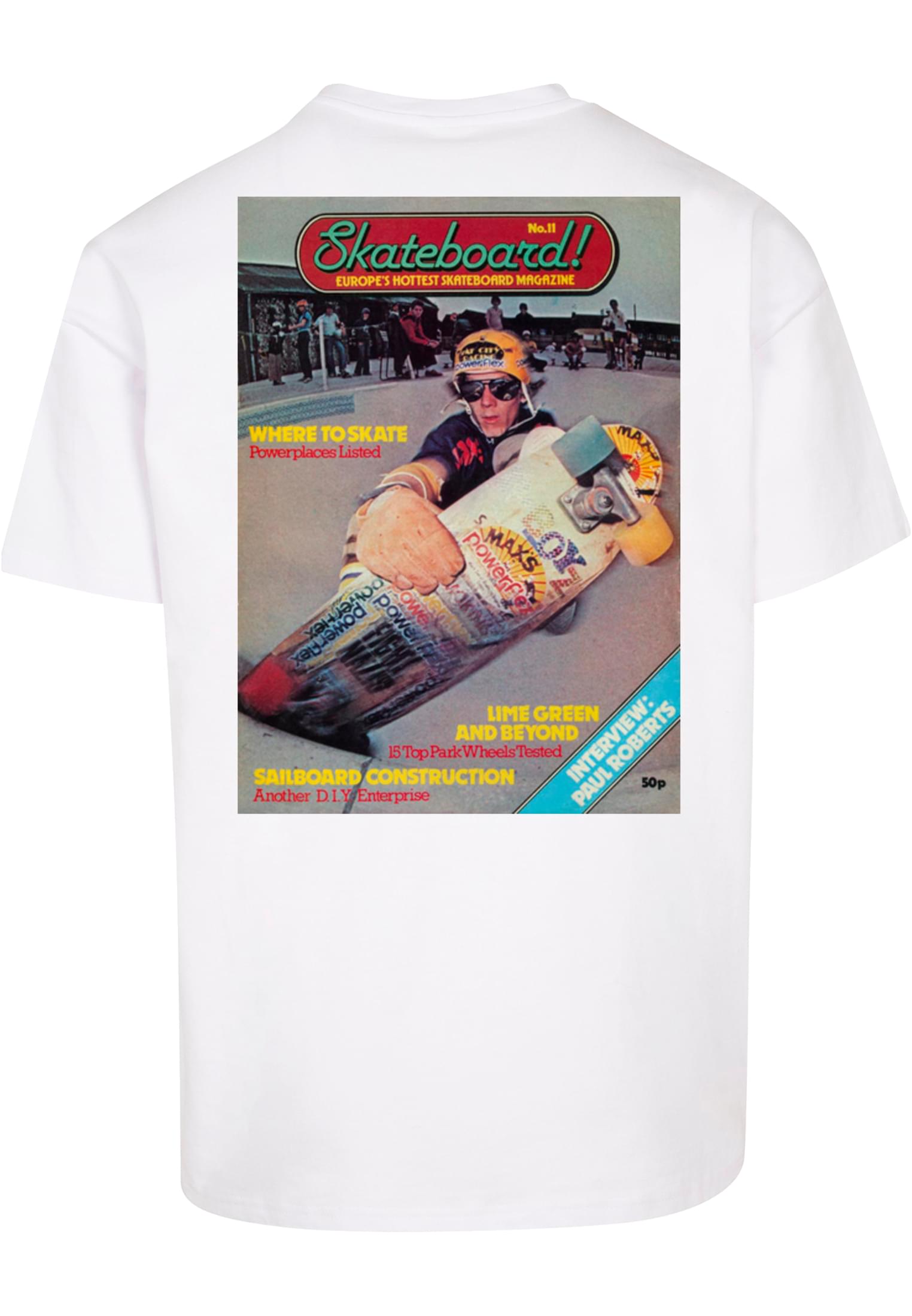 The Skateboard Magazin Cover No 11 Oversize Tee white XXL - workoutbrands.com
