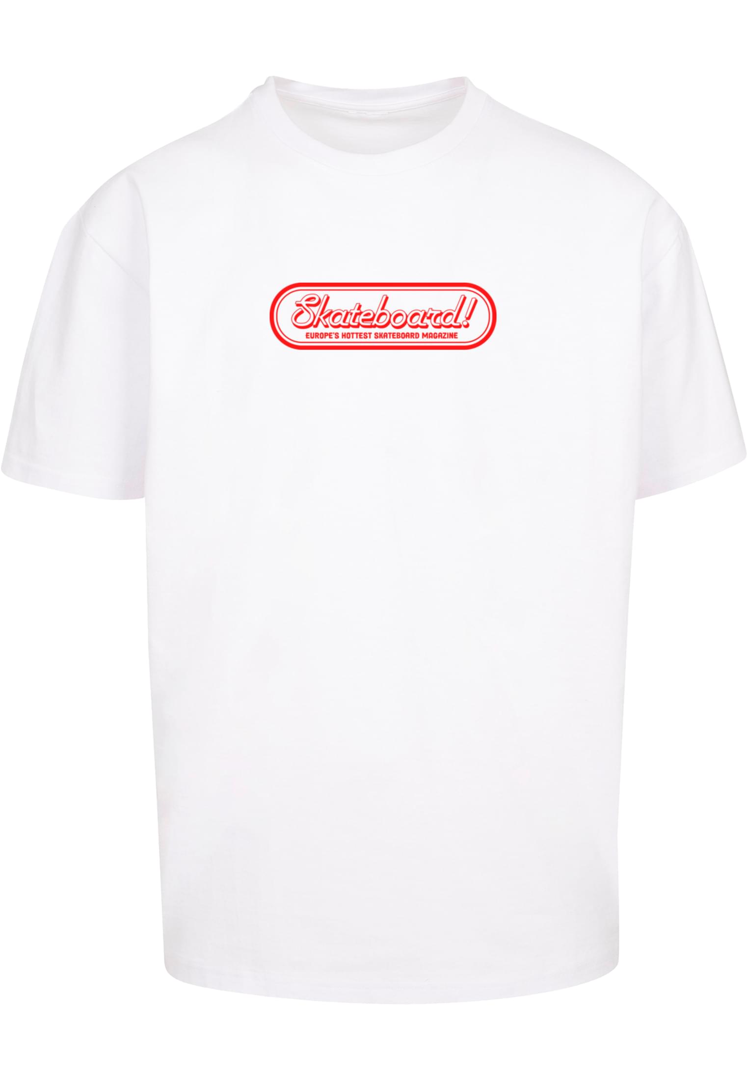 The Skateboard Magazin Logo Oversize Tee white XXL - workoutbrands.com