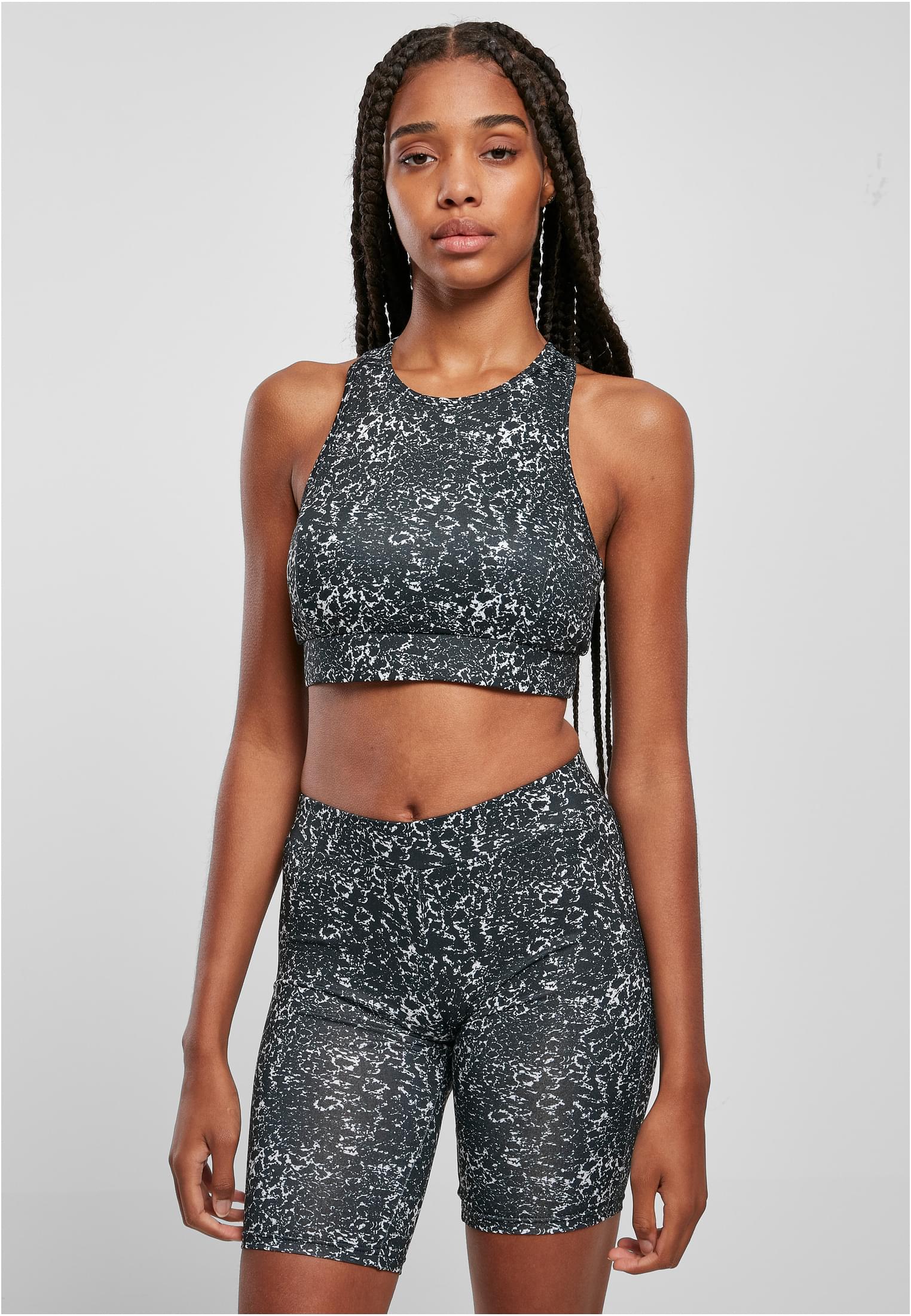 Tie Dye Sports Bra - Gray - workoutbrands.com