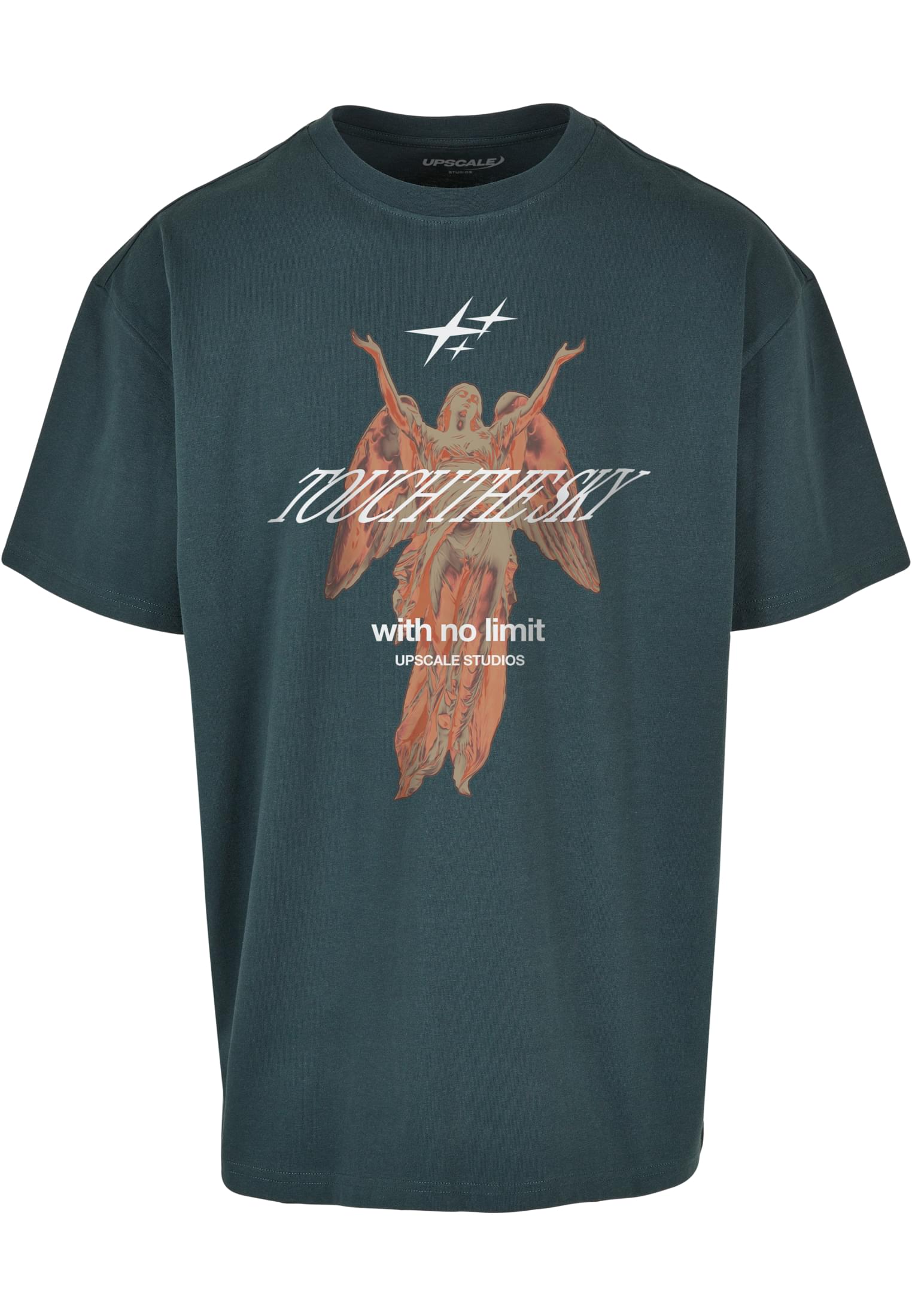 Touch the Sky Oversize Tee bottlegreen XXL - workoutbrands.com
