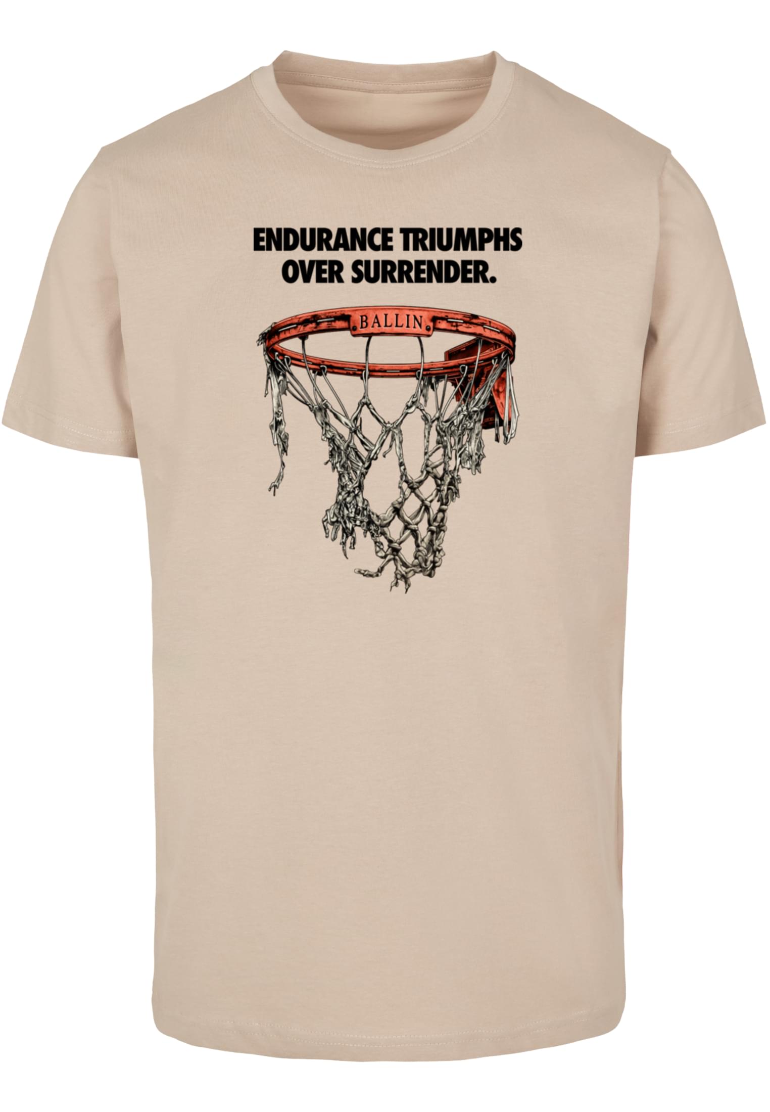 Triumph Over Surrender Tee sand XXL - workoutbrands.com