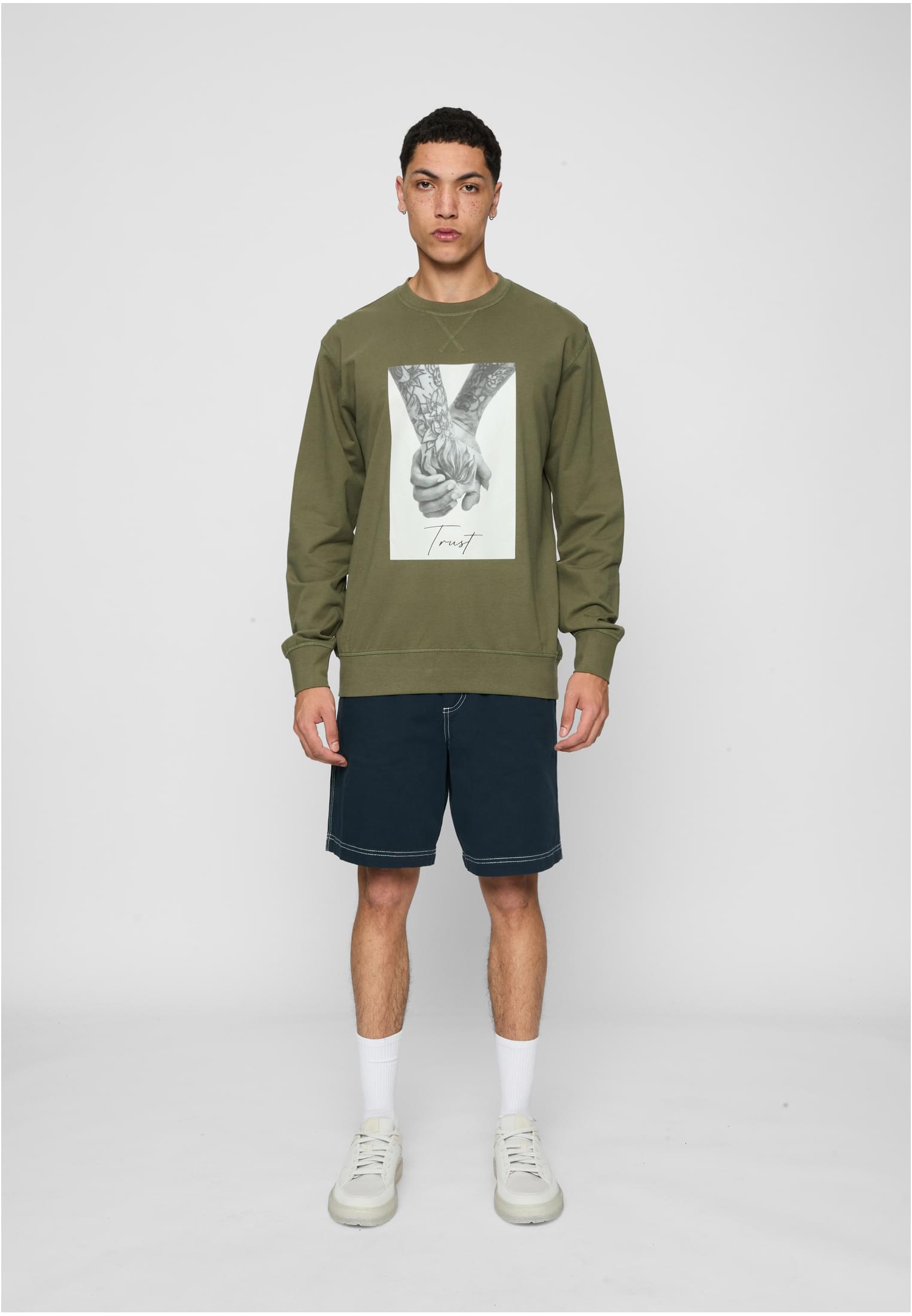 Trust 2.0 Crewneck darksand XS - workoutbrands.com