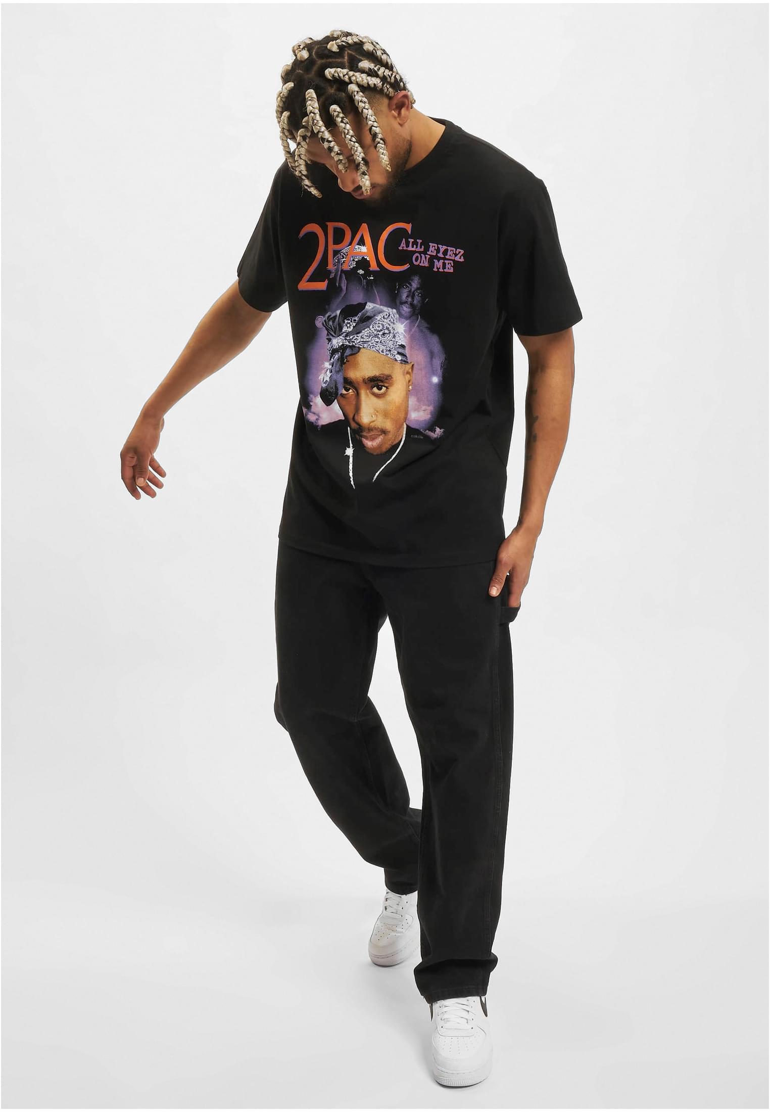 Tupac All Eyez On Me Anniversary Oversize Tee black XXL - workoutbrands.com