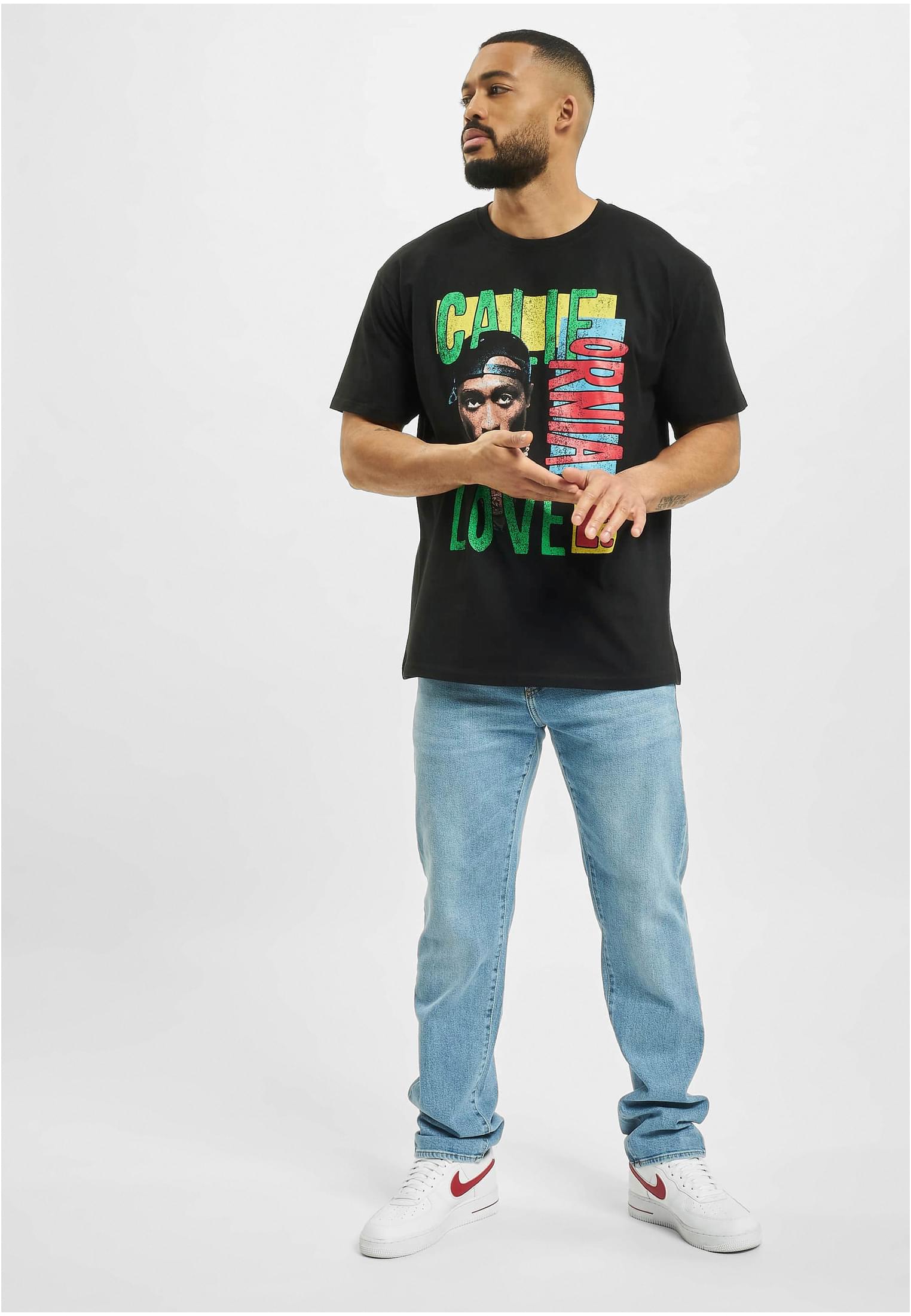 Tupac California Love Retro Oversize Tee black XXL - workoutbrands.com