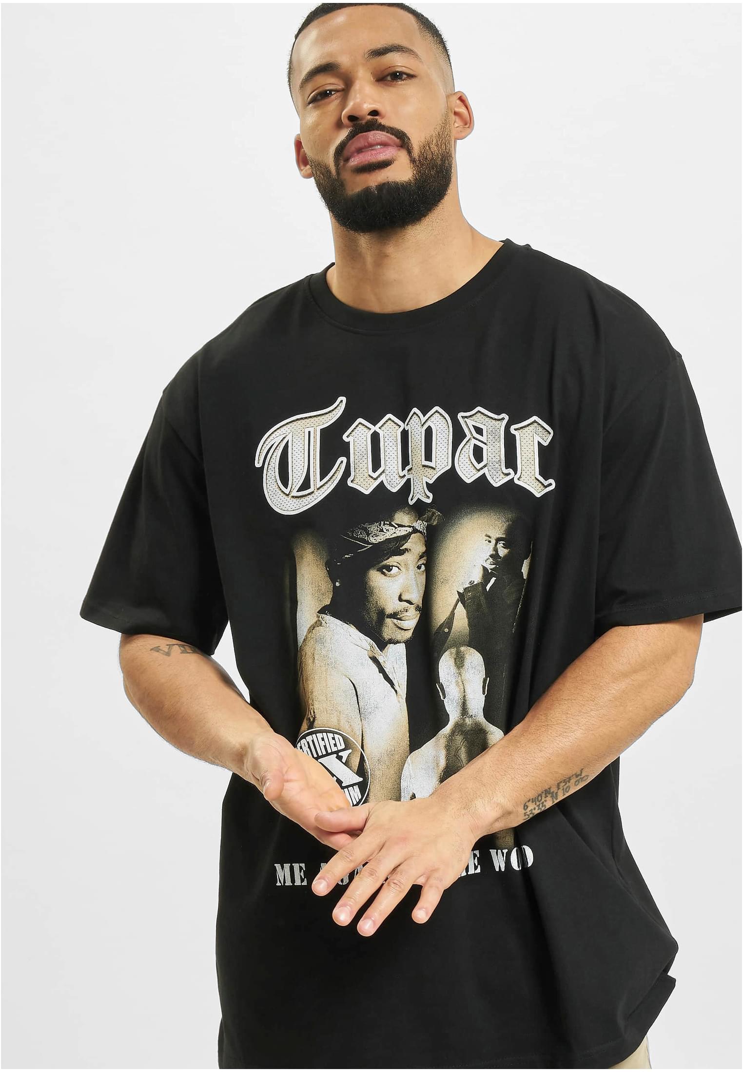 Tupac MATW Sepia Oversize Tee black XXL - workoutbrands.com