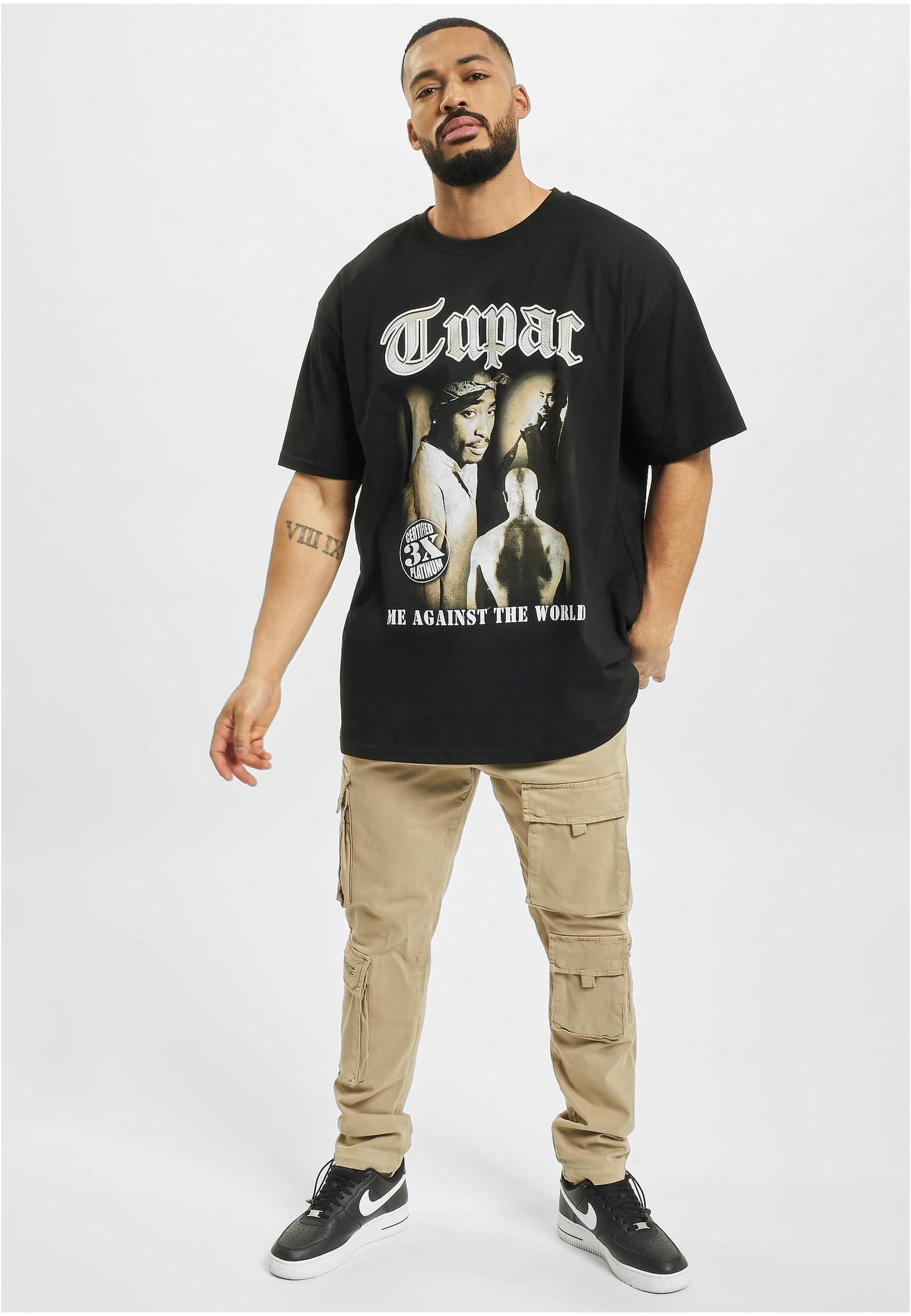 Tupac MATW Sepia Oversize Tee black XXL - workoutbrands.com