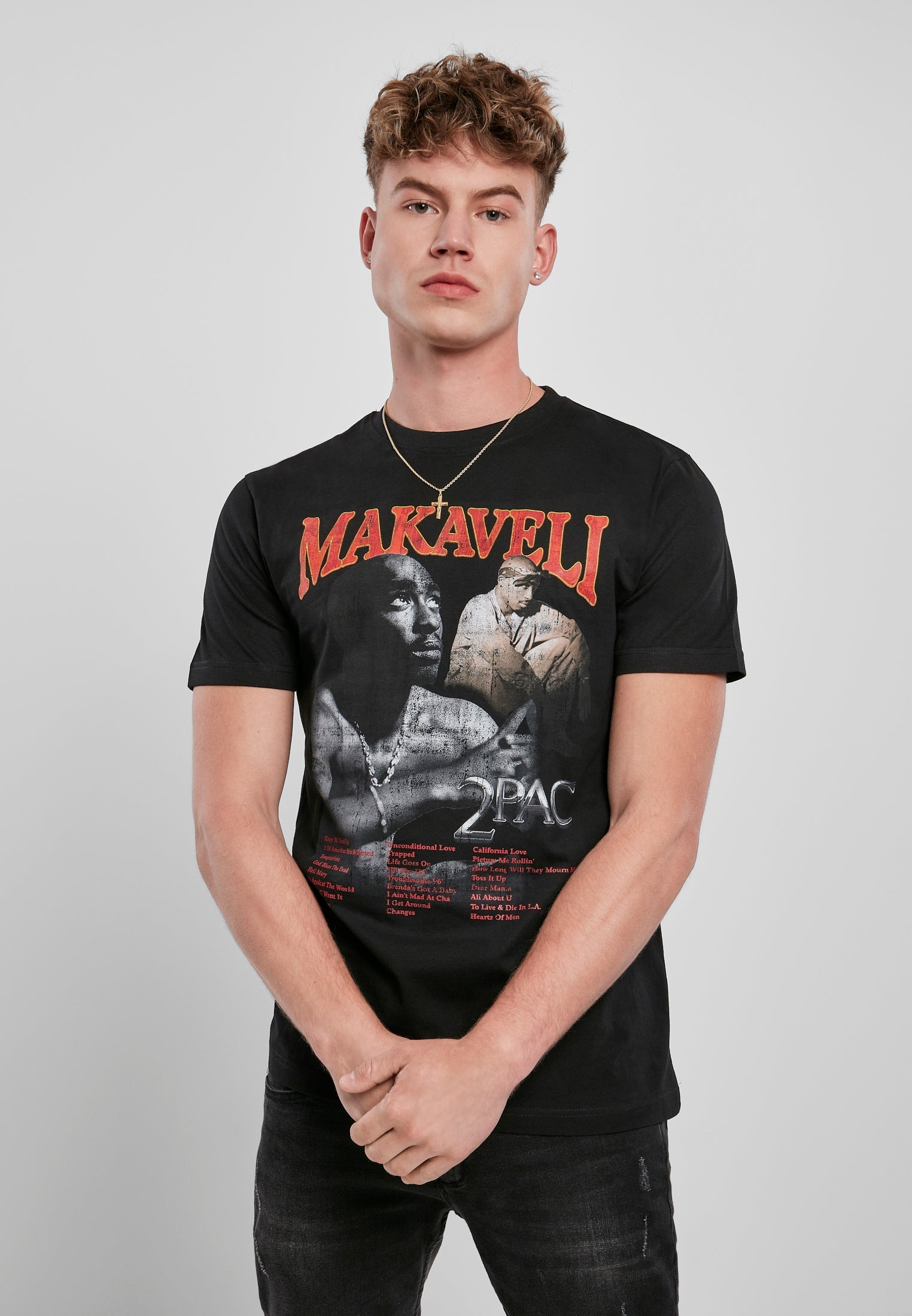 Tupac Makaveli Tee black XXL - workoutbrands.com