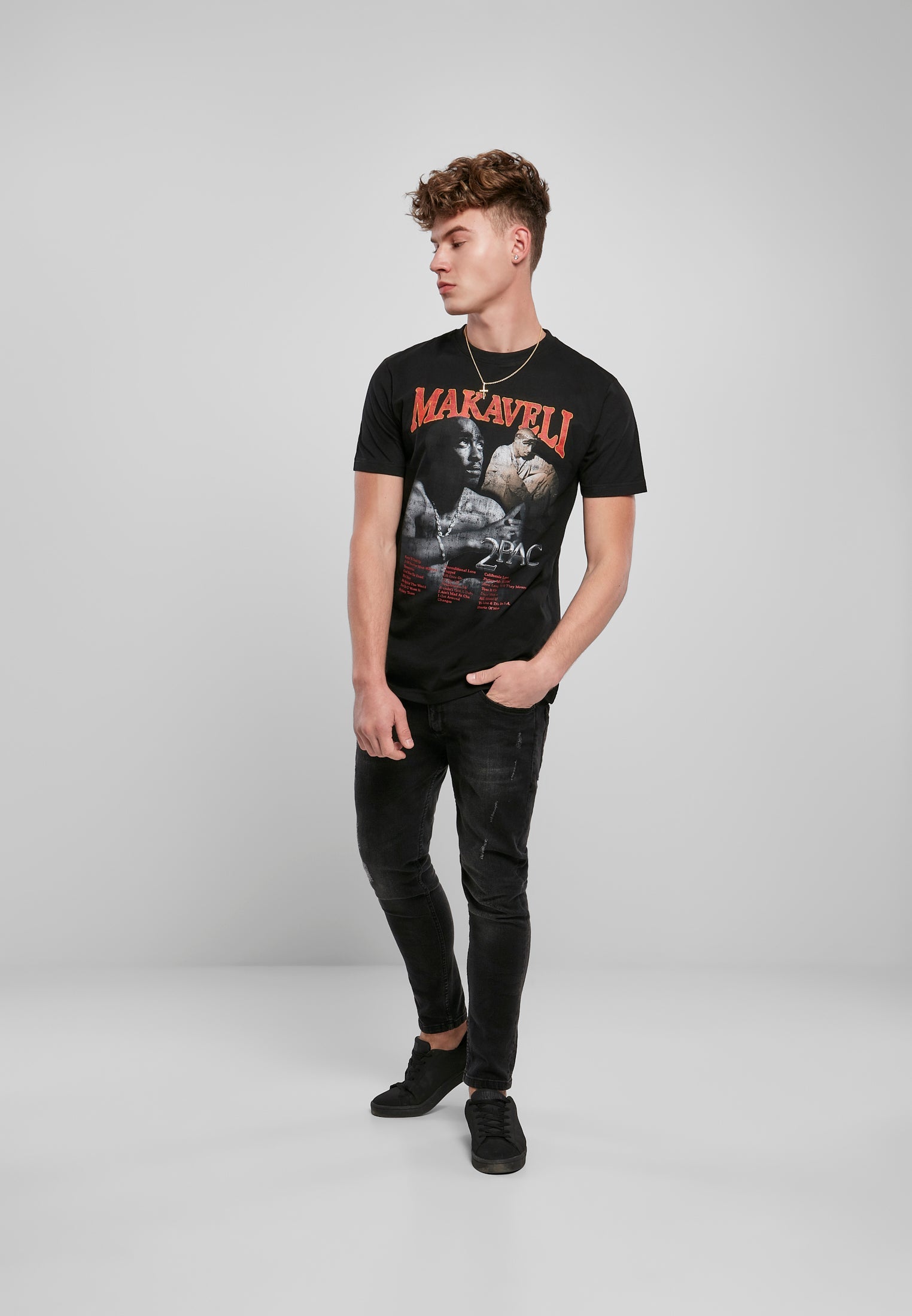 Tupac Makaveli Tee black XXL - workoutbrands.com