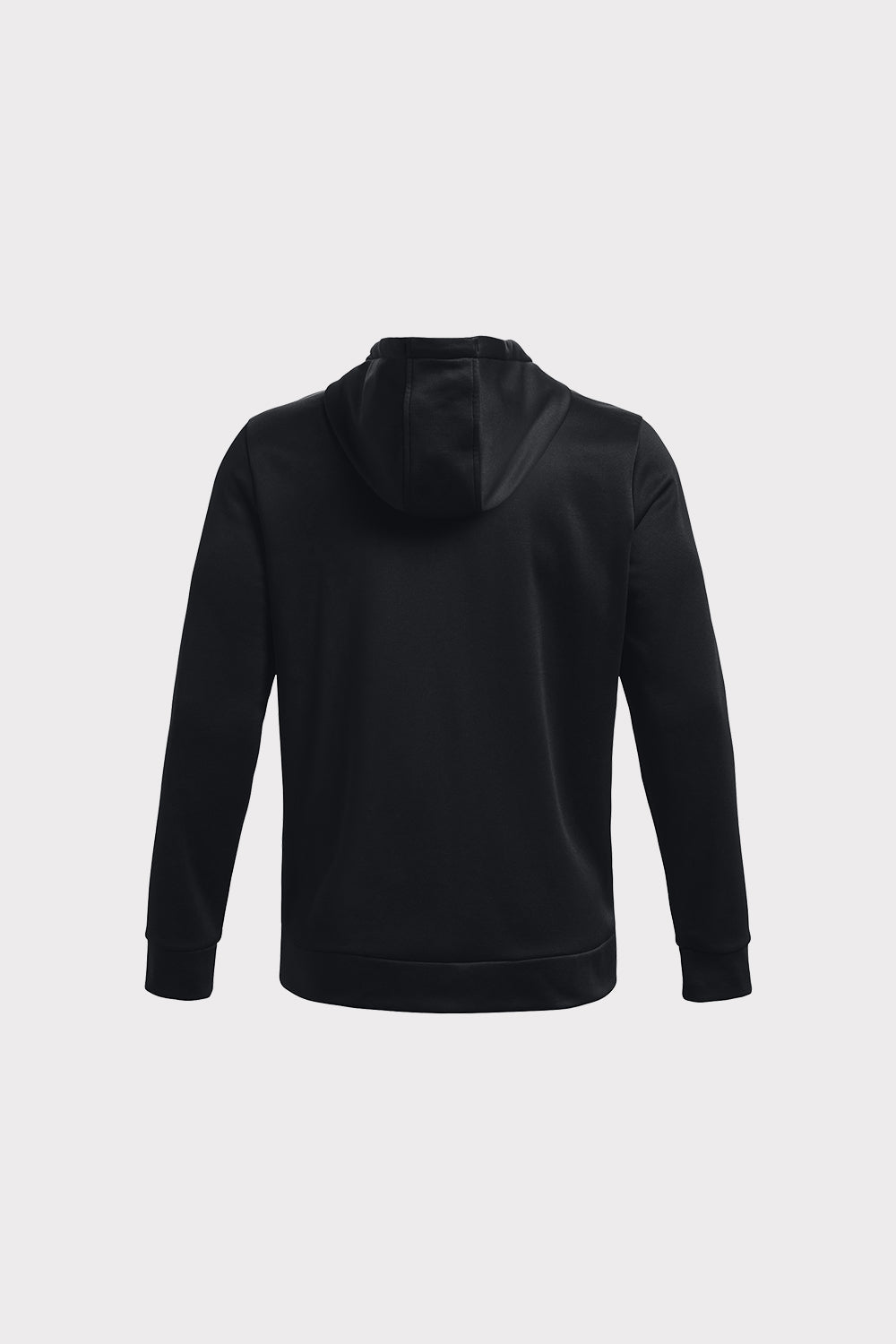 UA Armour Fleece FZ Hoodie - Black - workoutbrands.com
