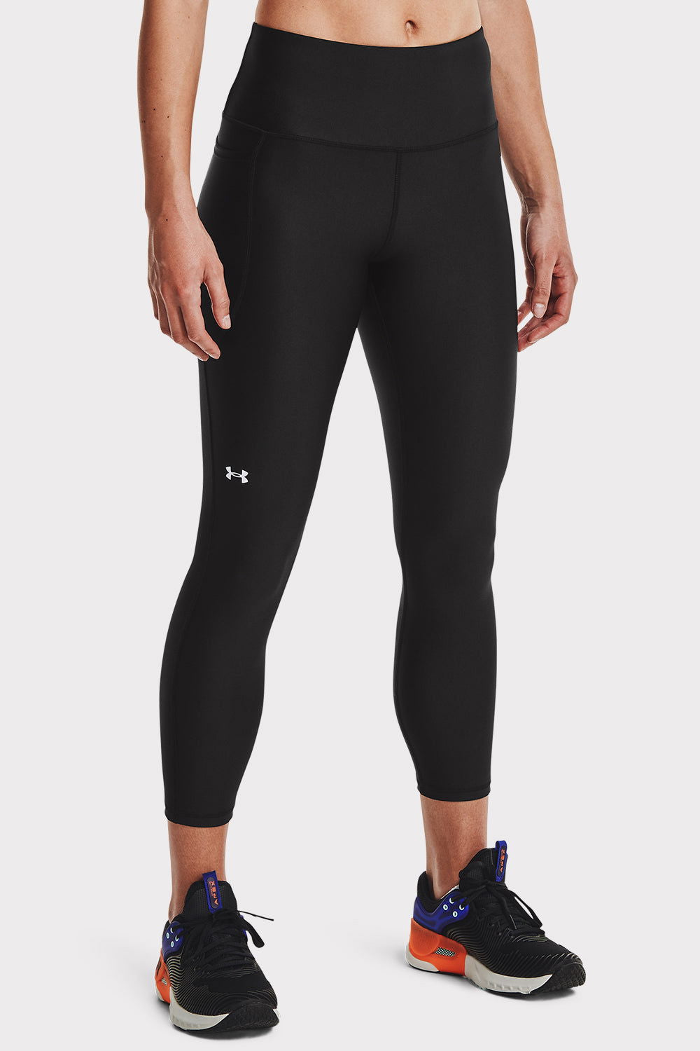 UA Armour Hi Ankle Leg - Black - workoutbrands.com