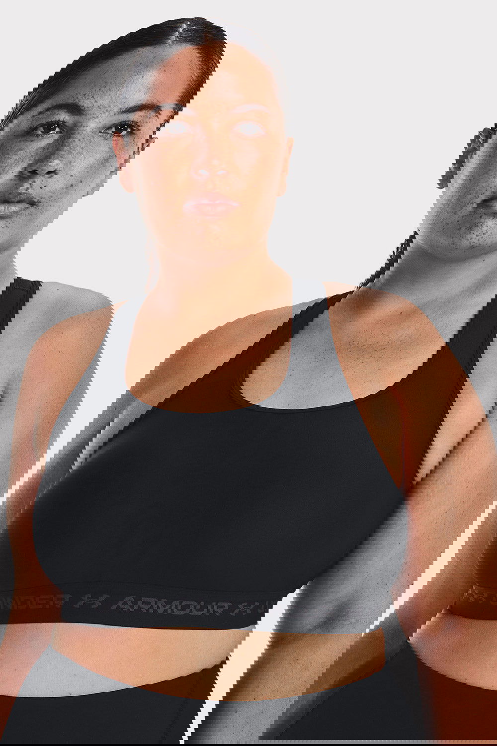 UA Crossback Mid Bra - Black - workoutbrands.com