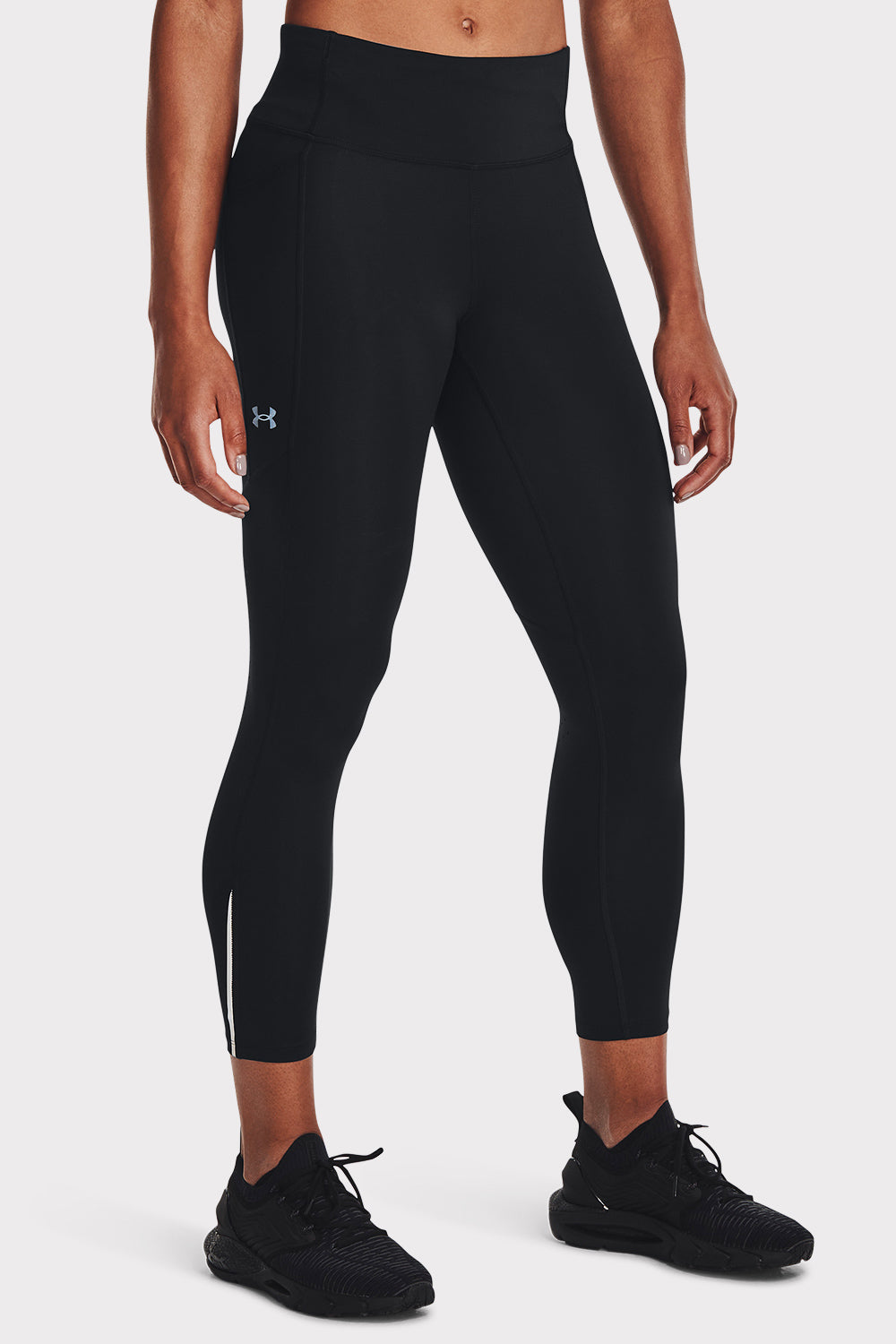 UA Fly Fast 3.0 Ankle Tight - Black - workoutbrands.com