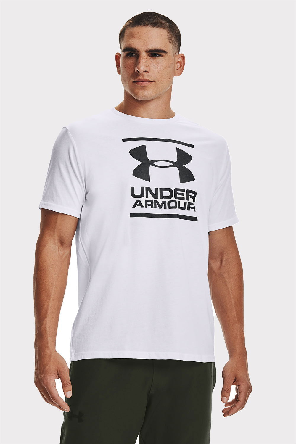 UA GL Foundation SS - White - workoutbrands.com
