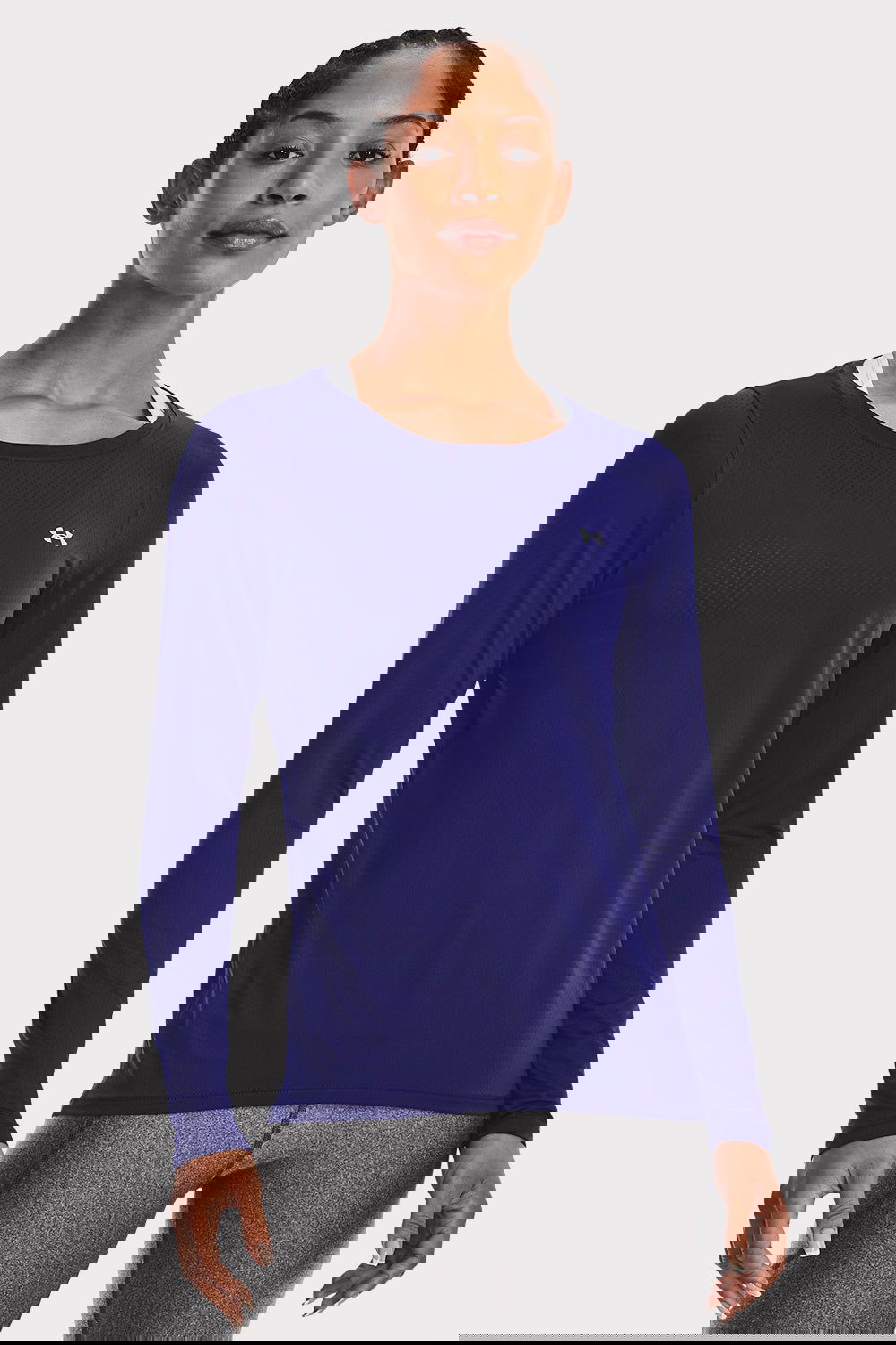 UA HG Armour Long Sleeve - Sonar Blue - workoutbrands.com