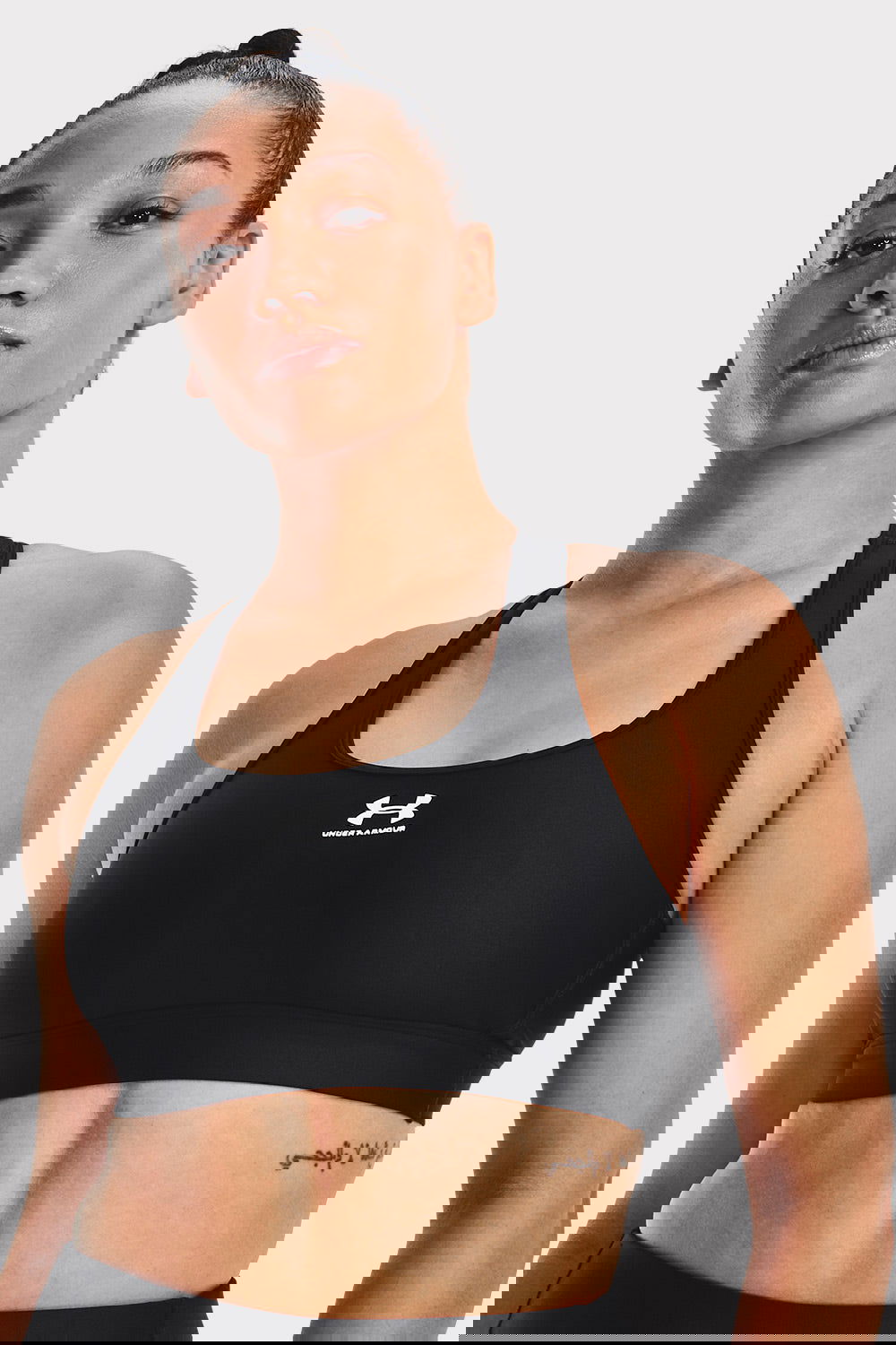 UA HG Armour Mid Padless - Black - workoutbrands.com